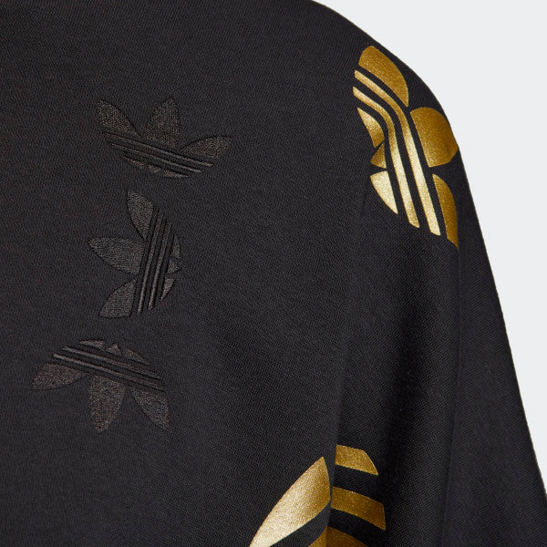 black and gold adidas shirt womens