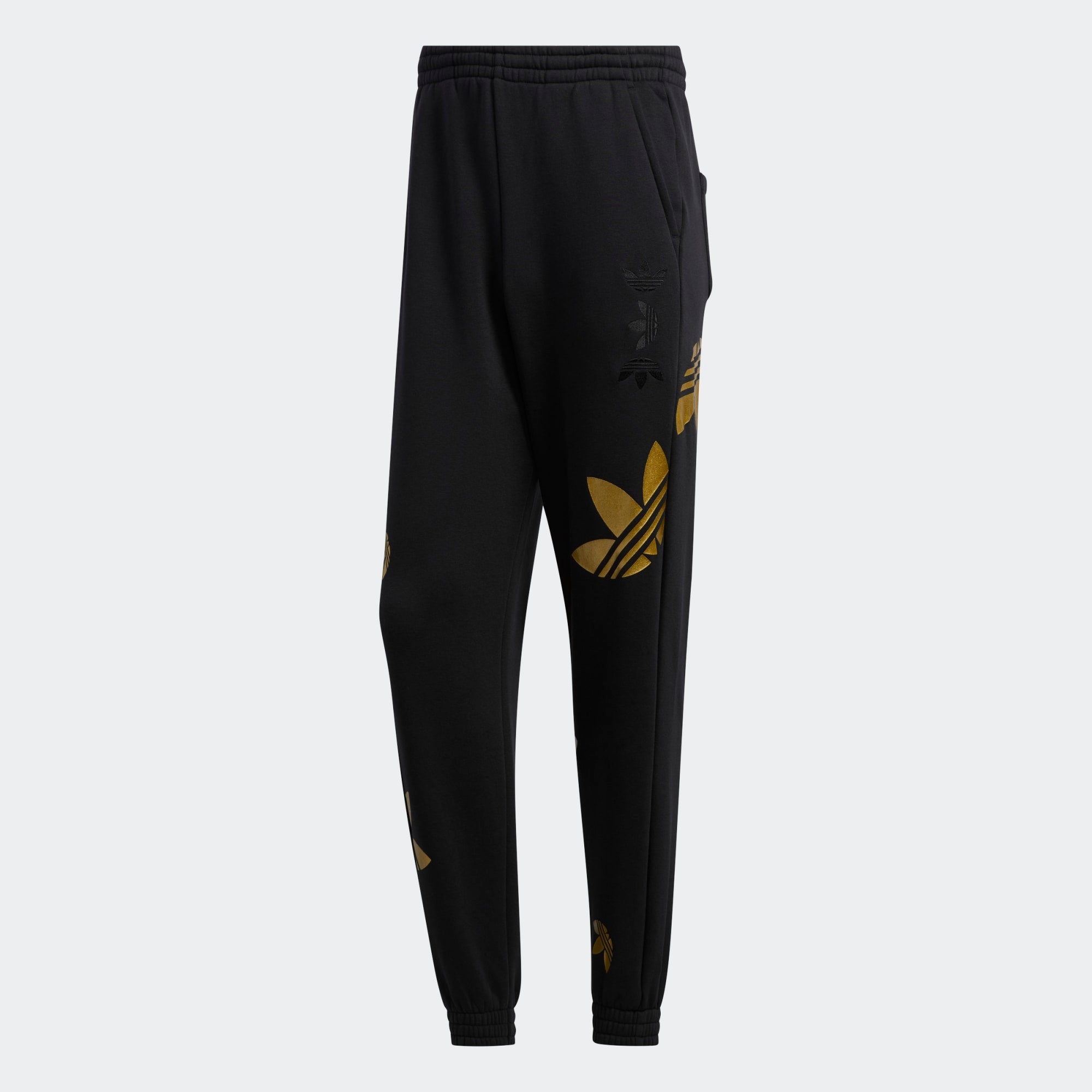 adidas pants gold