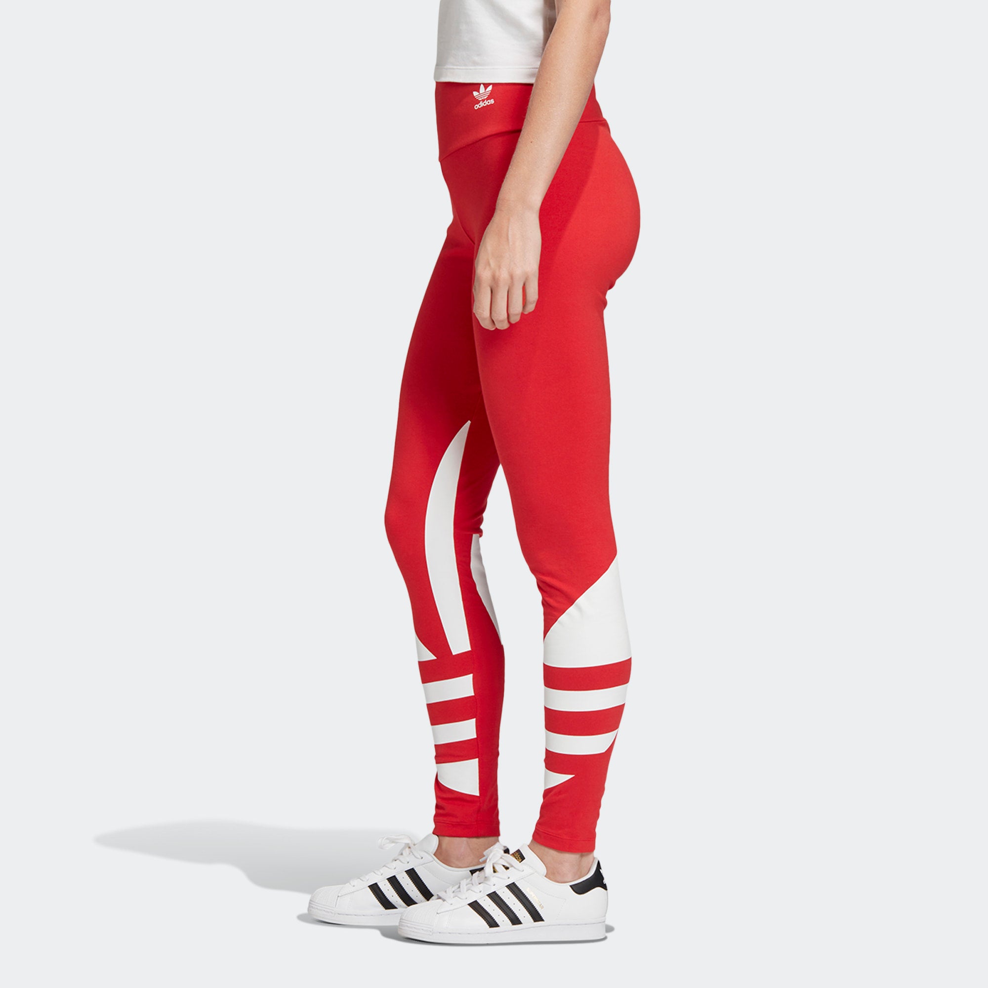 red adidas leggins