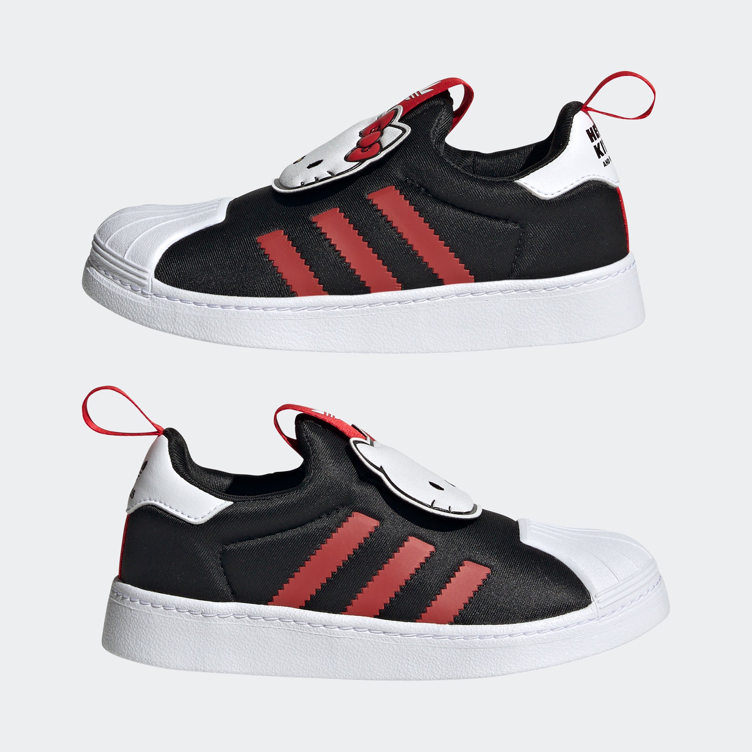 Little Kids adidas Originals Hello Kitty Superstar 360 Shoes Black