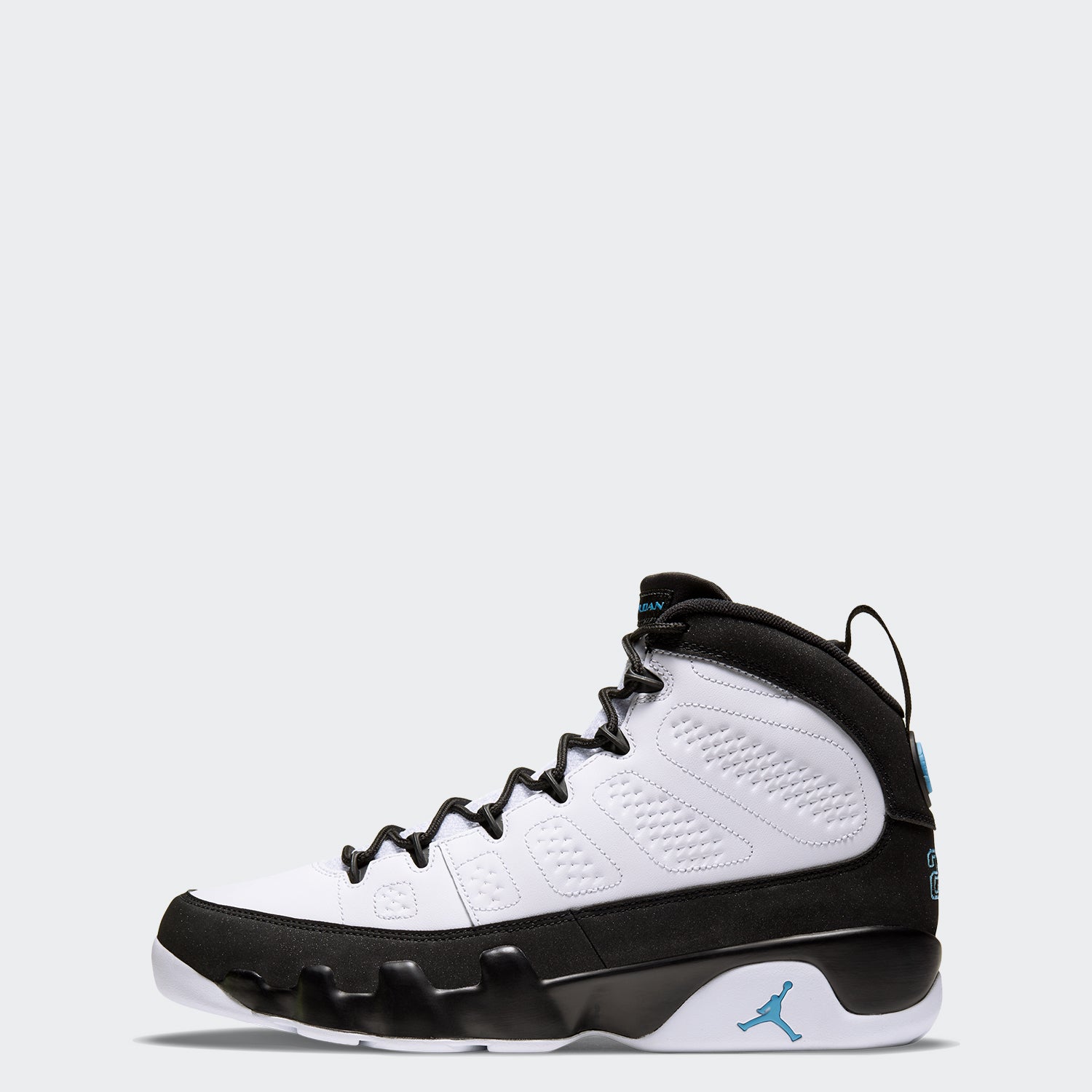 jordan 9 blue and white