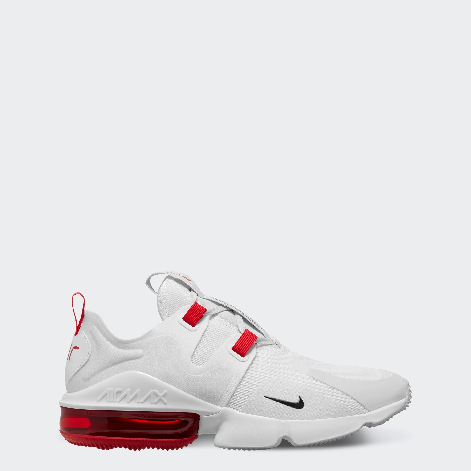 air shoes white and red