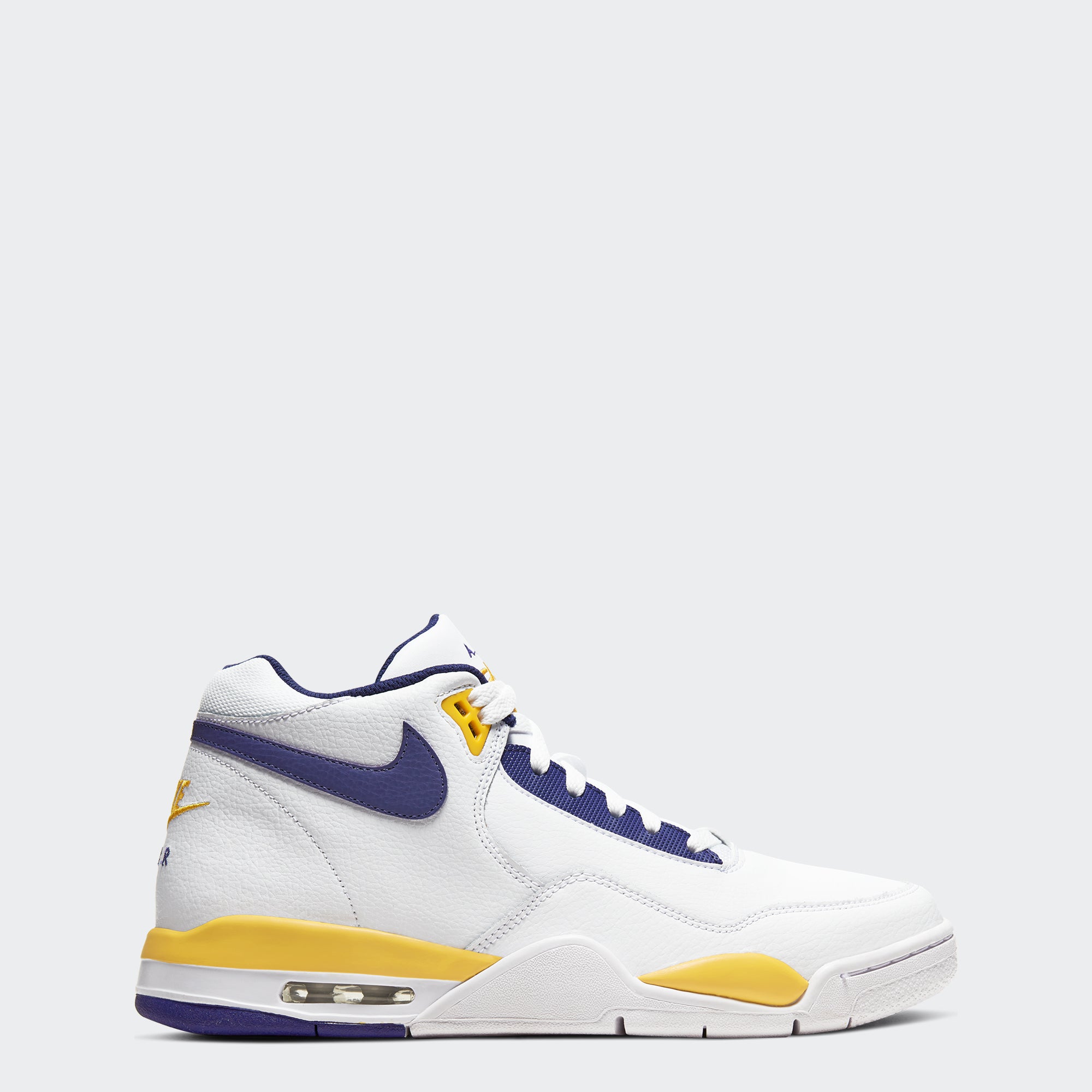 purple and gold tennis shoes