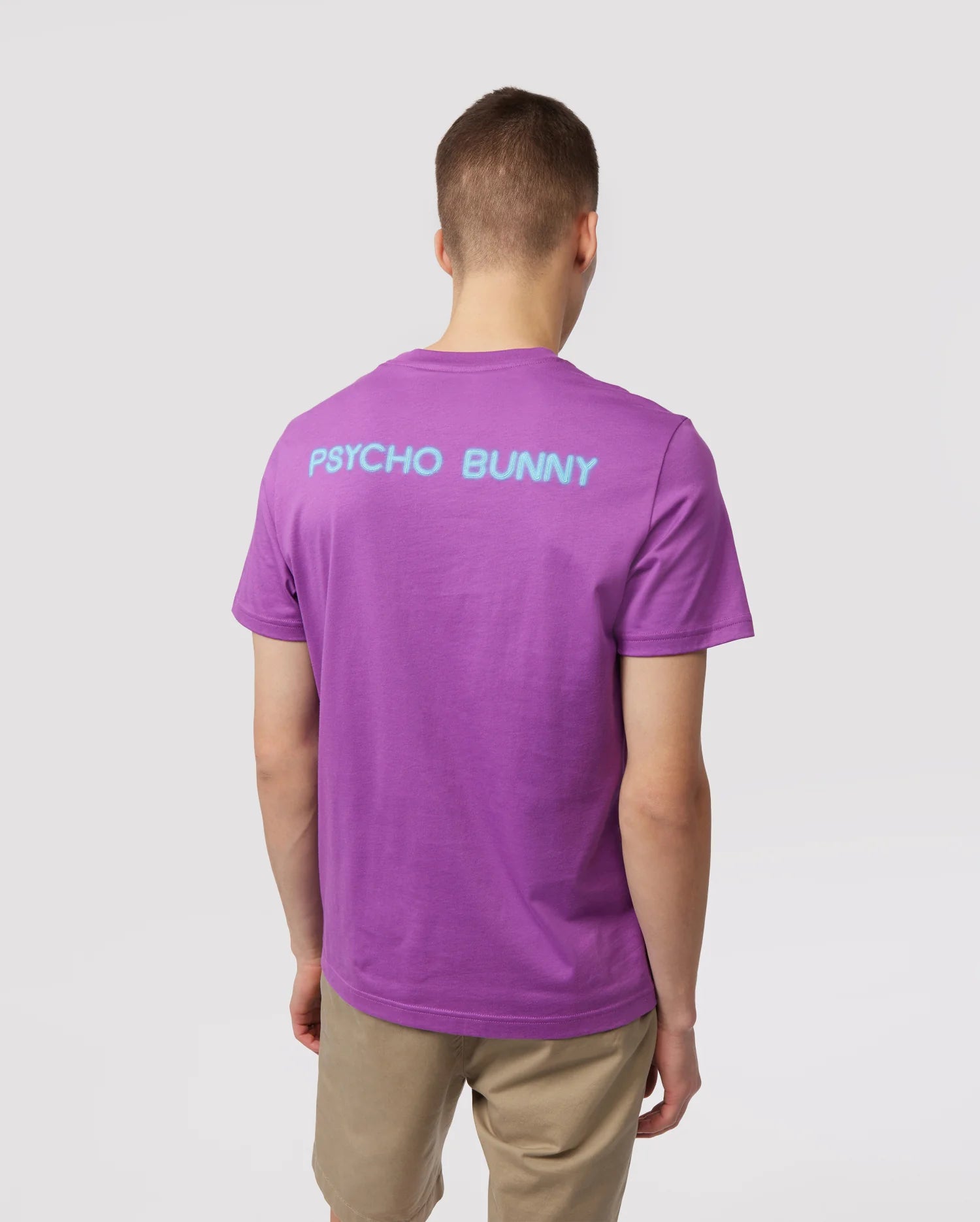 Men sPsychoBunny FlavinEmbroideredGraphicTee VeryViolet B6U841X1PC565 3