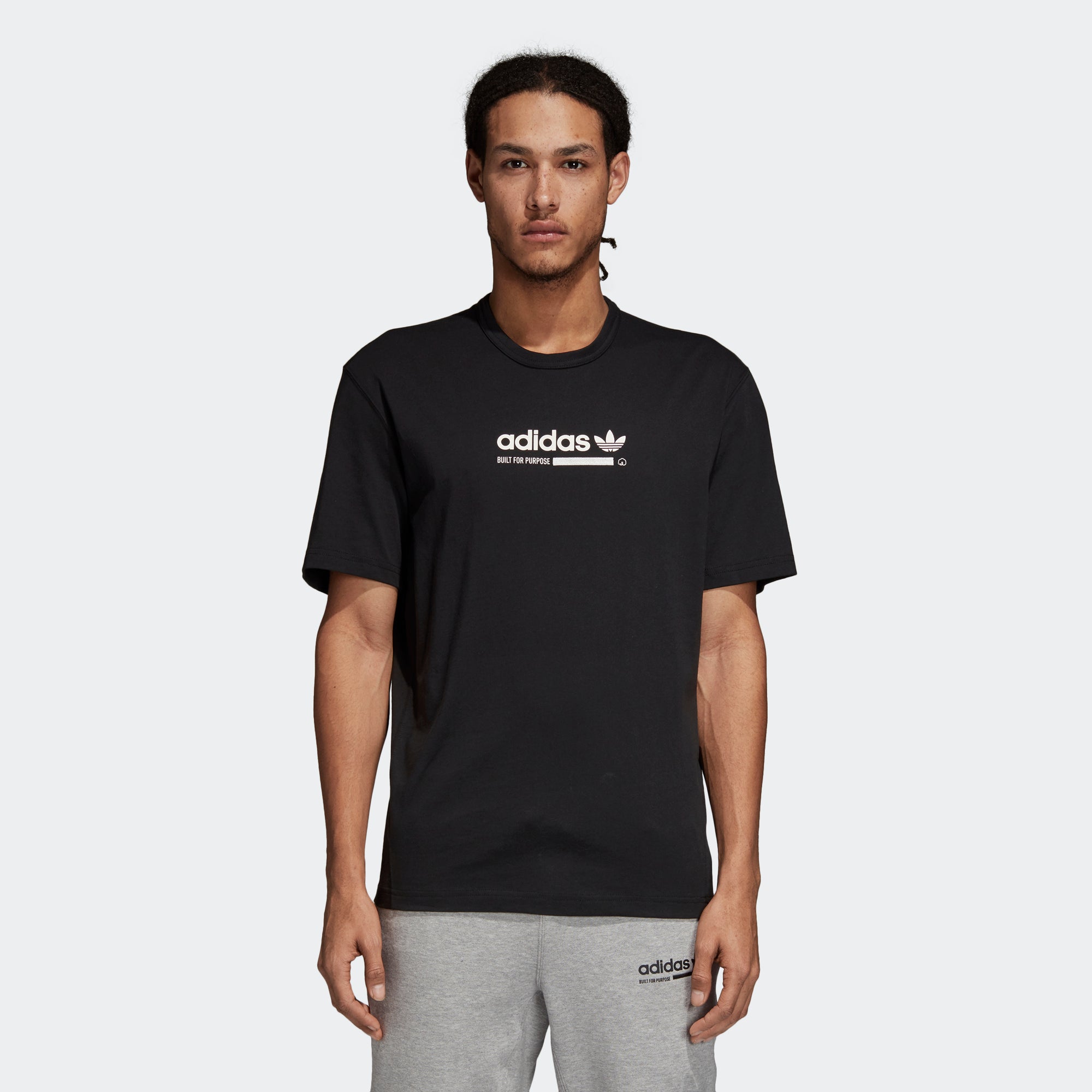 adidas kaval tee black