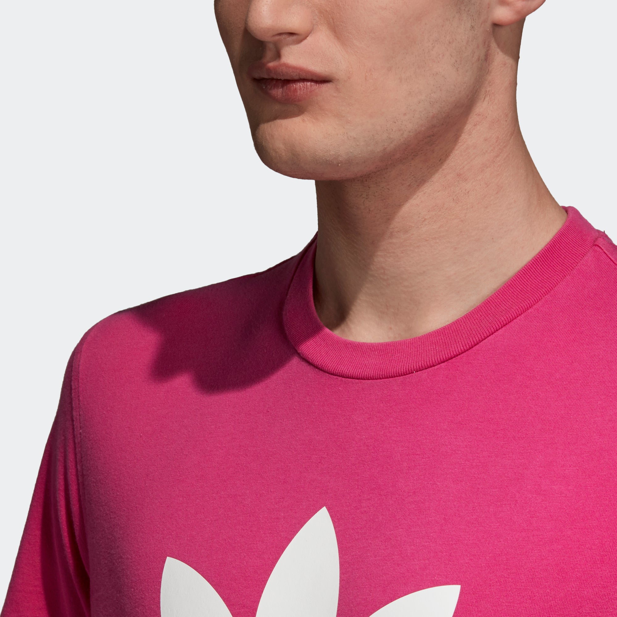 shock pink adidas shirt