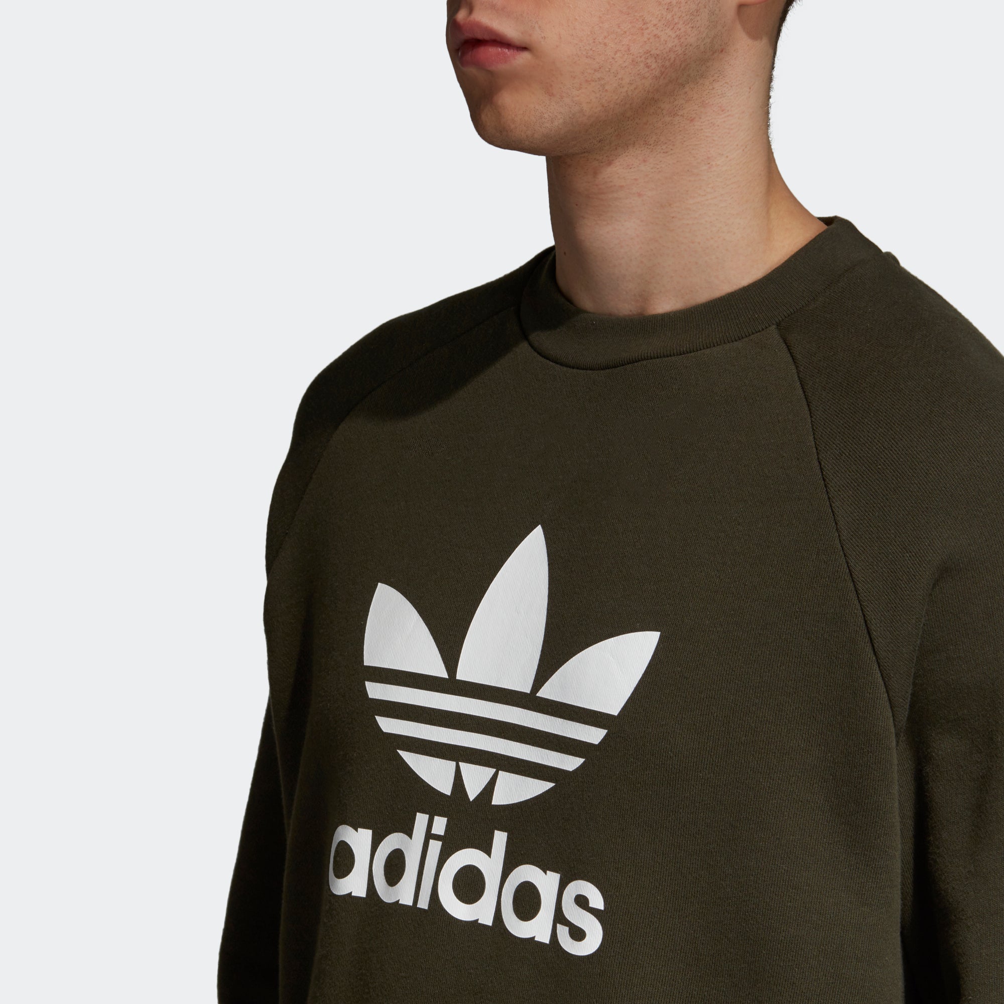 adidas trefoil hoodie night cargo