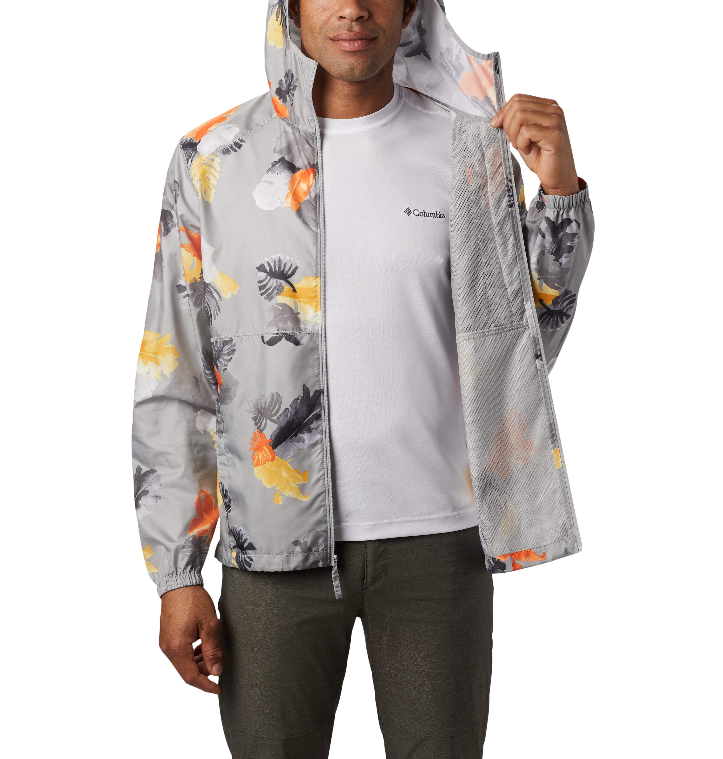 columbia flash forward windbreaker print