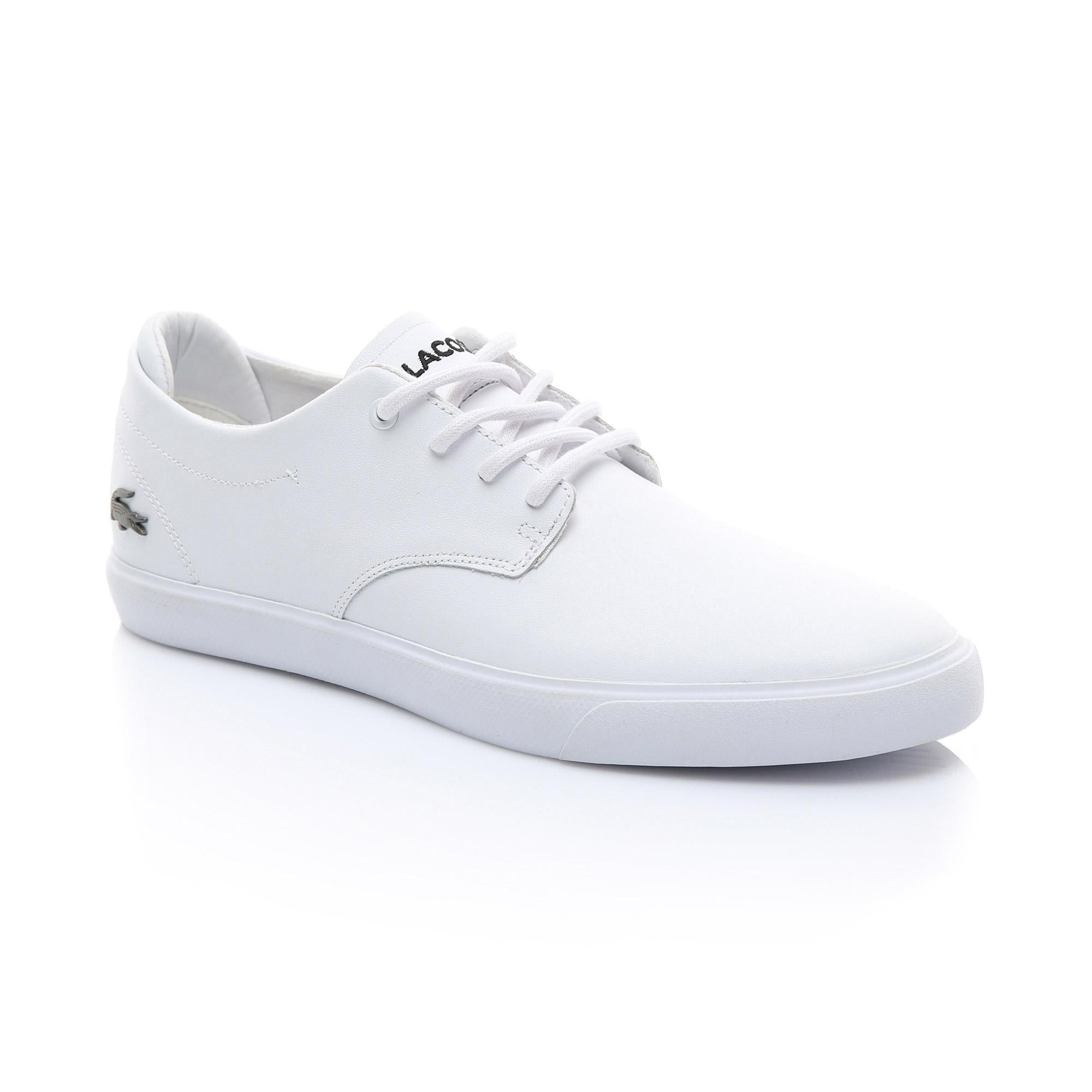 men's lacoste shoes white