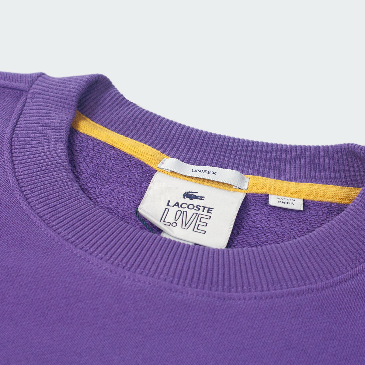 purple lacoste hoodie