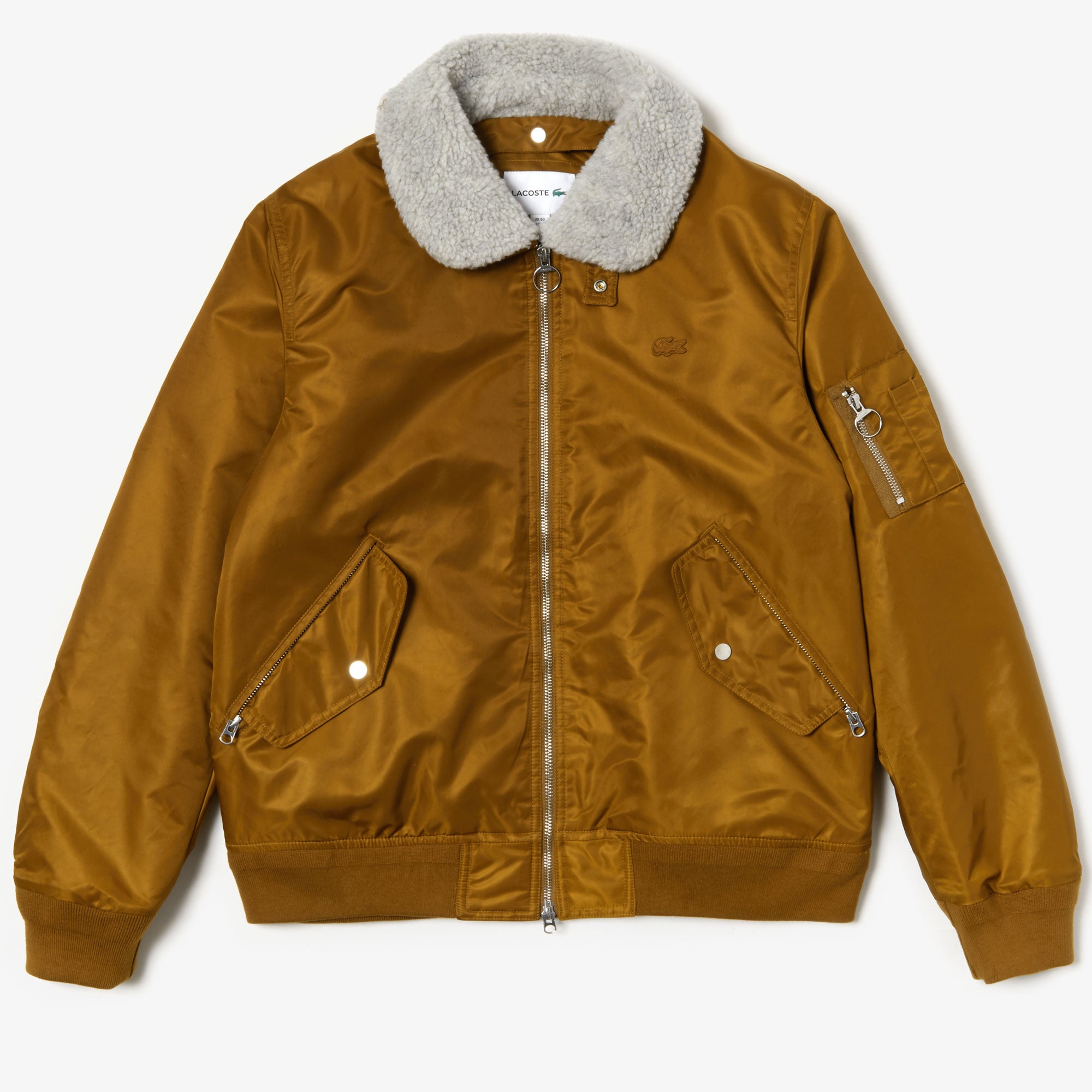 Lacoste Sherpa Collar Padded Bomber 
