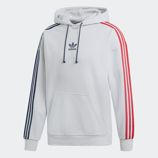 adidas striped sleeve hoodie