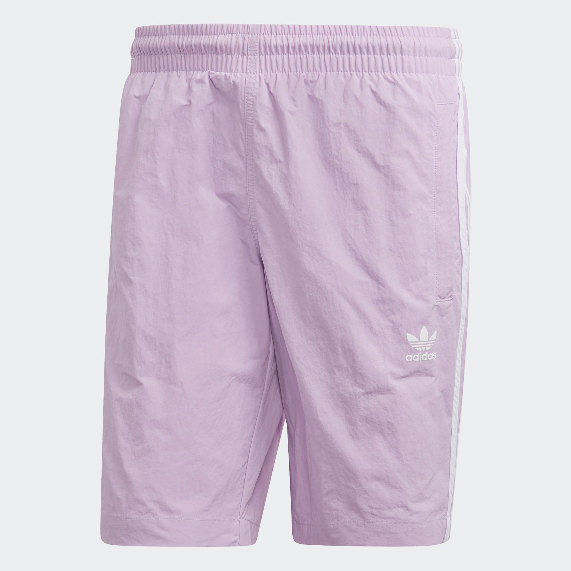 adidas 3-Stripes Swim Shorts Purple 