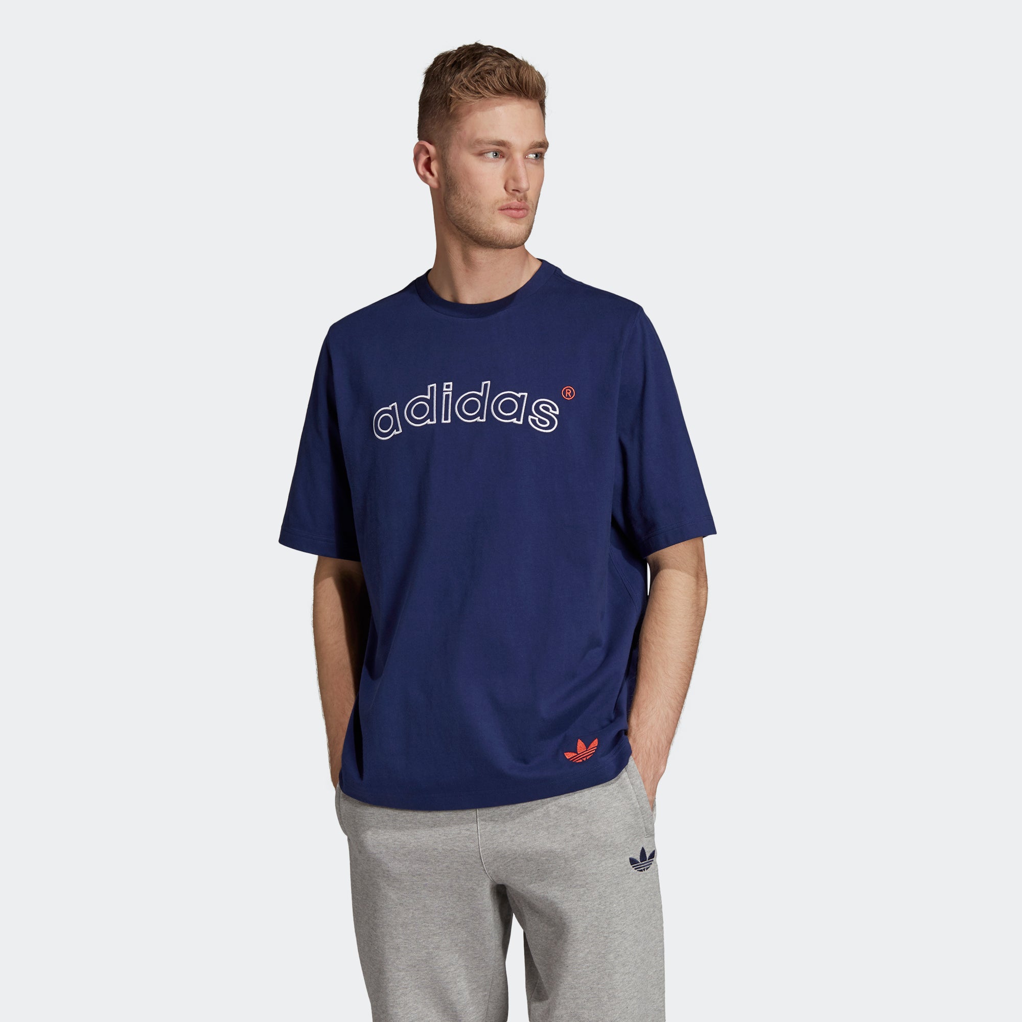 adidas Archive Logo Tee Night Sky 