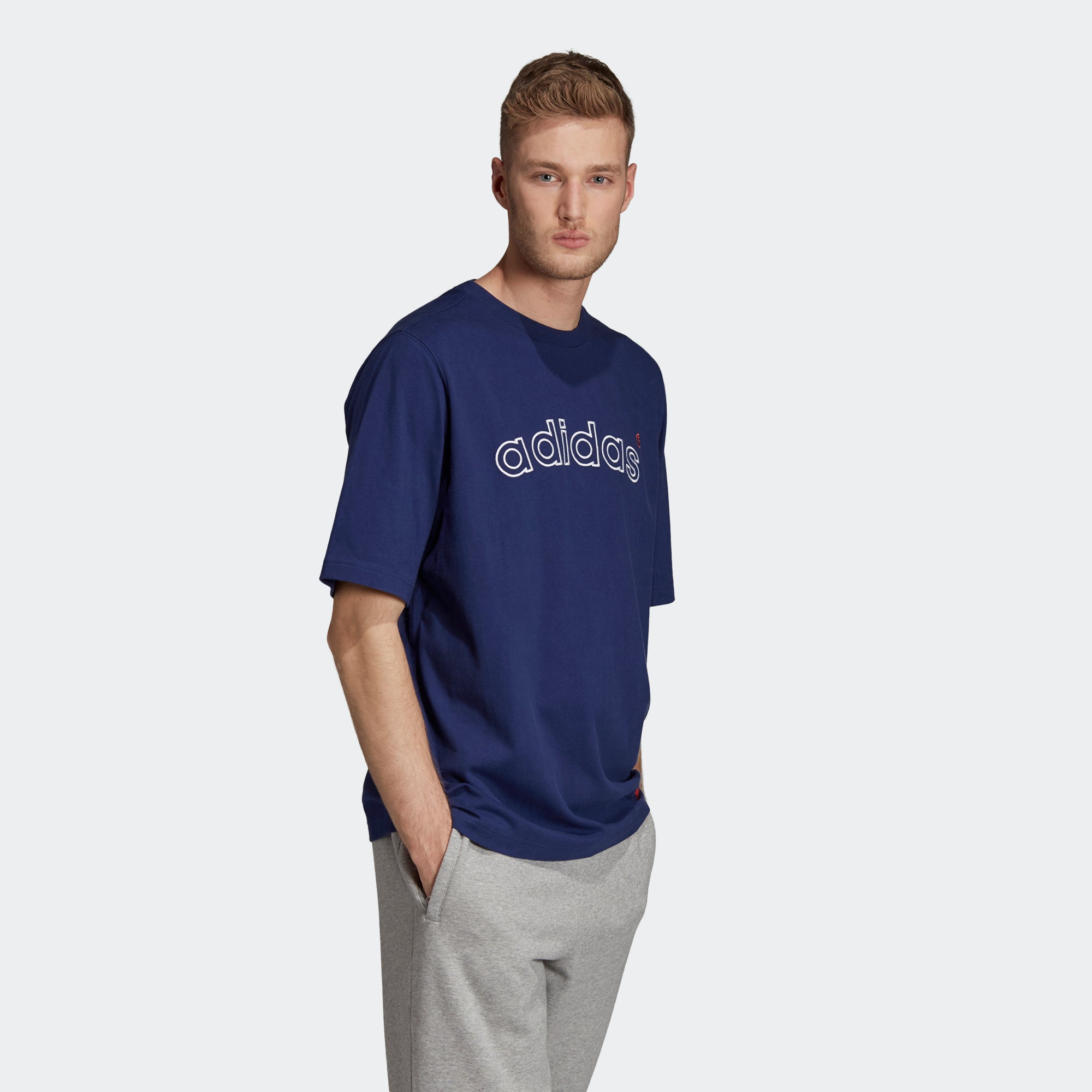 adidas archive logo tee