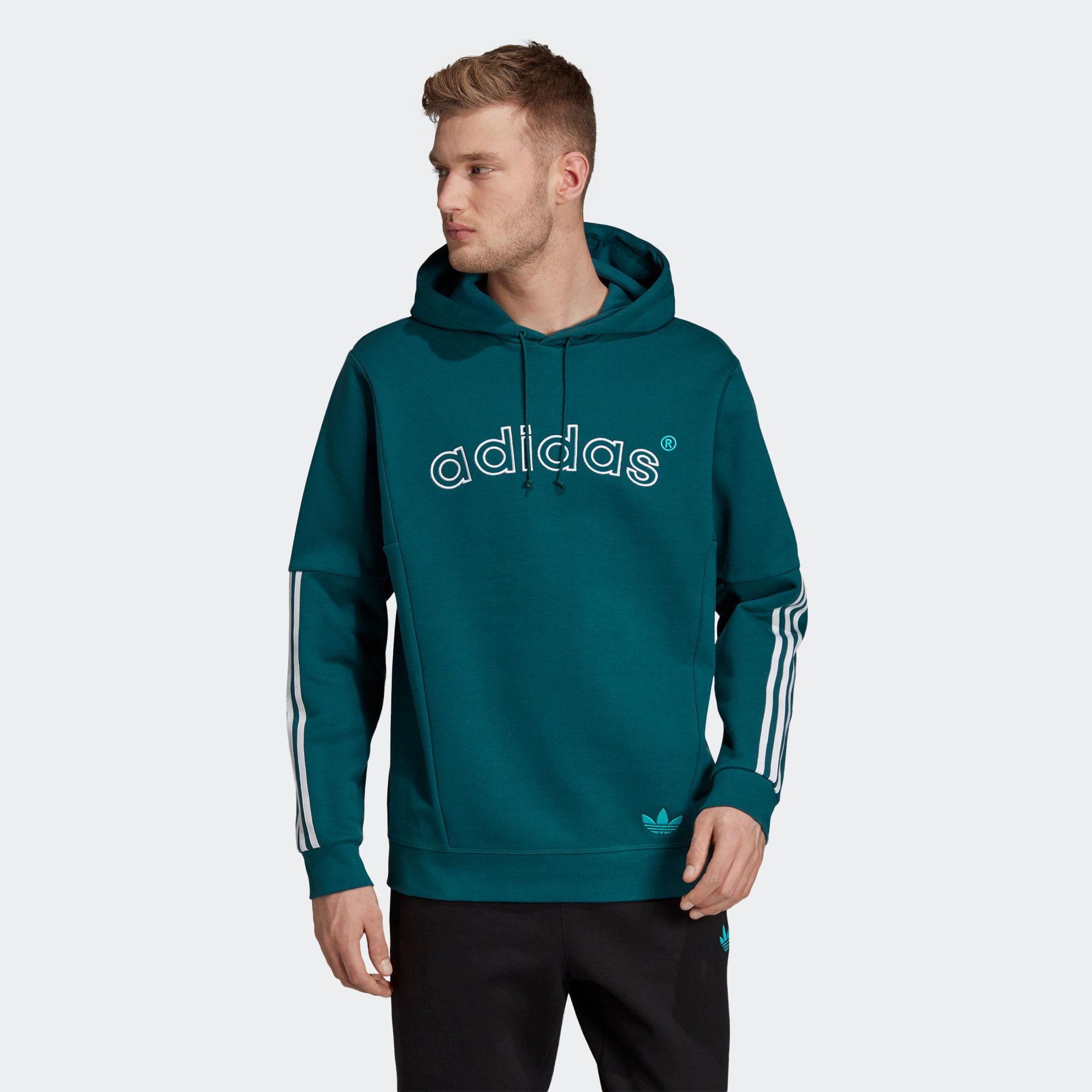adidas Archive Sweat Hoodie Rich Green 