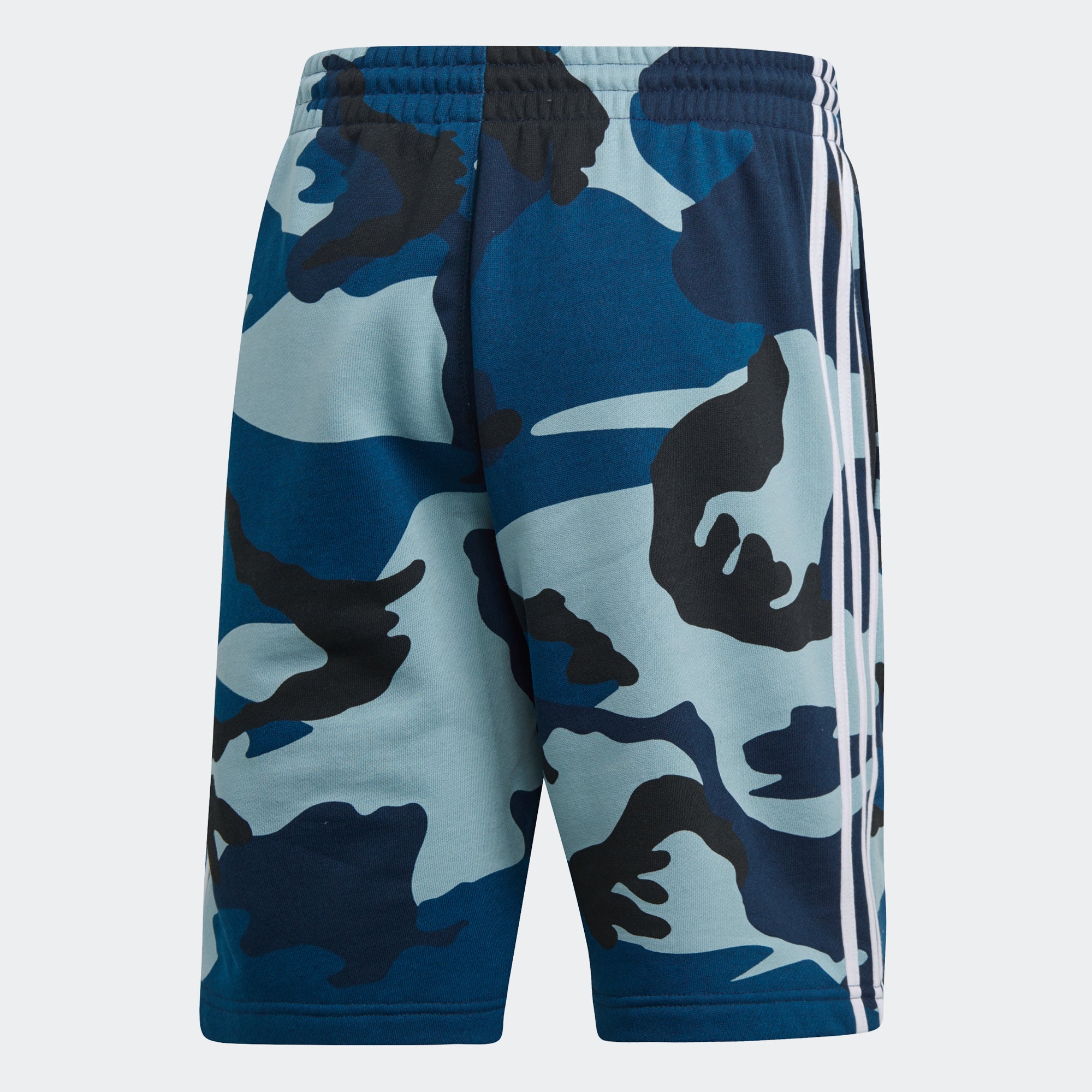 blue camo adidas shorts