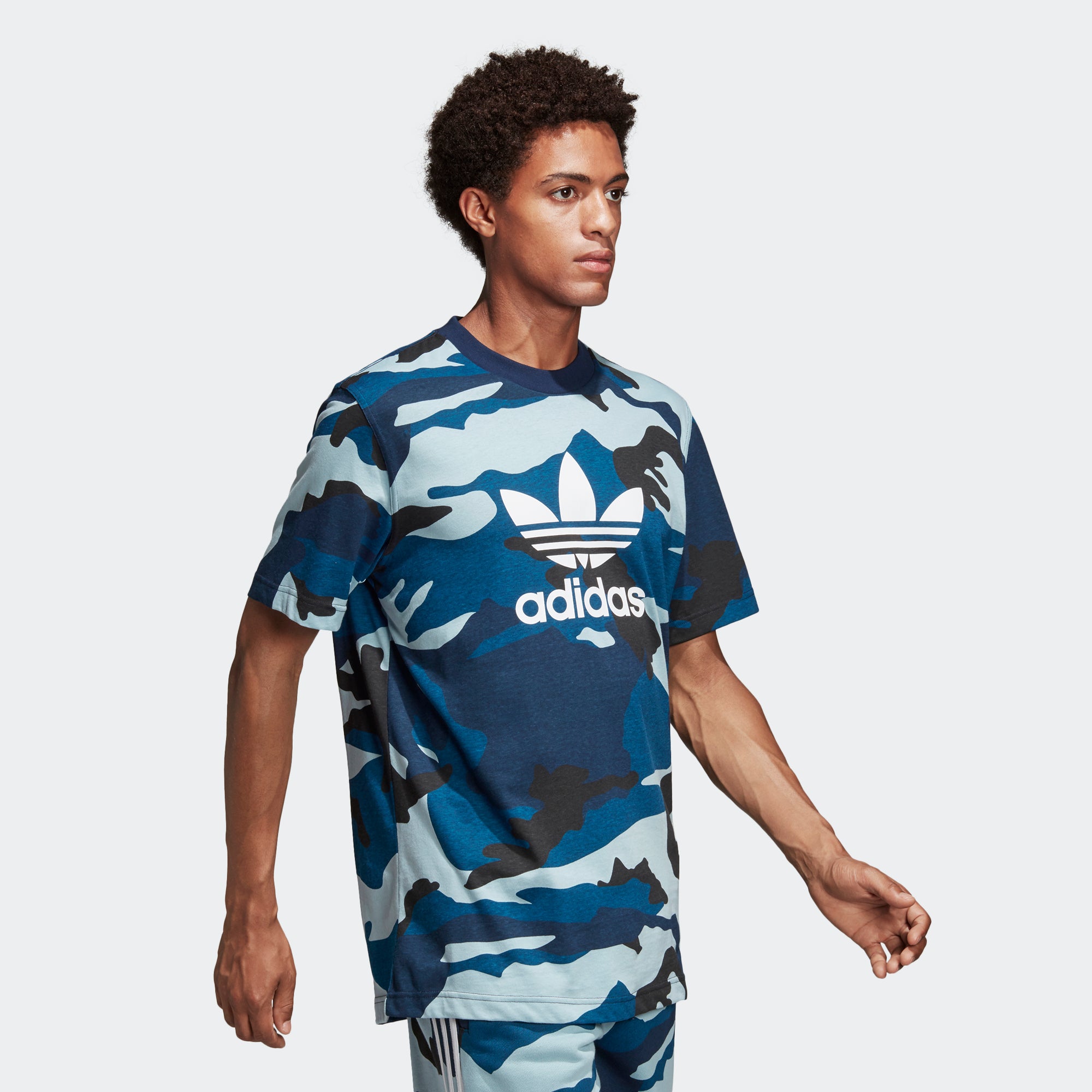 adidas blue camo shirt