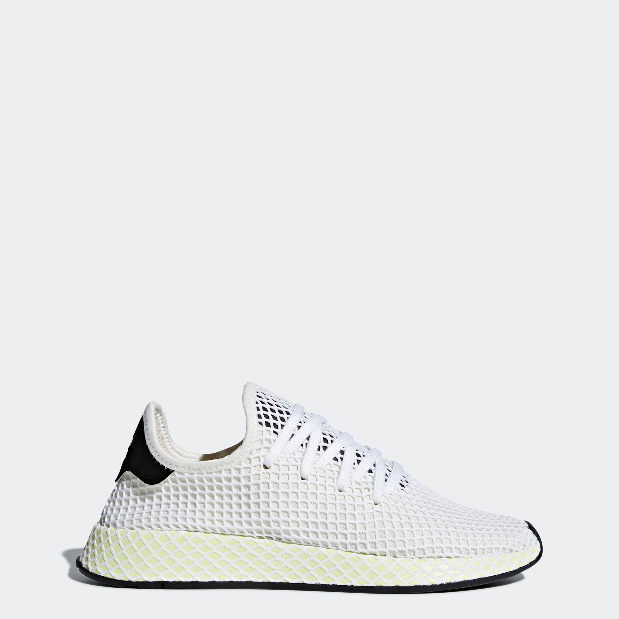 adidas originals deerupt in white and black