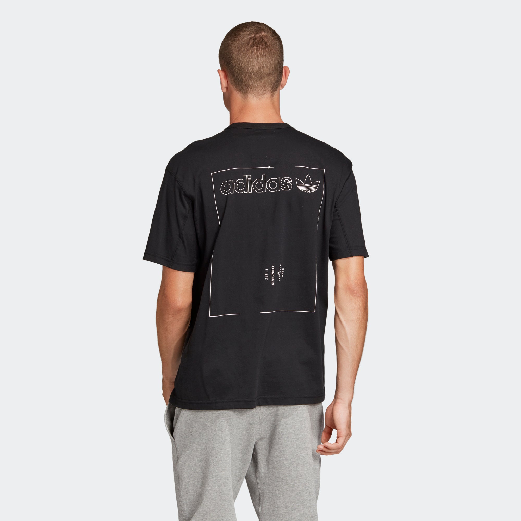 adidas kaval tee black