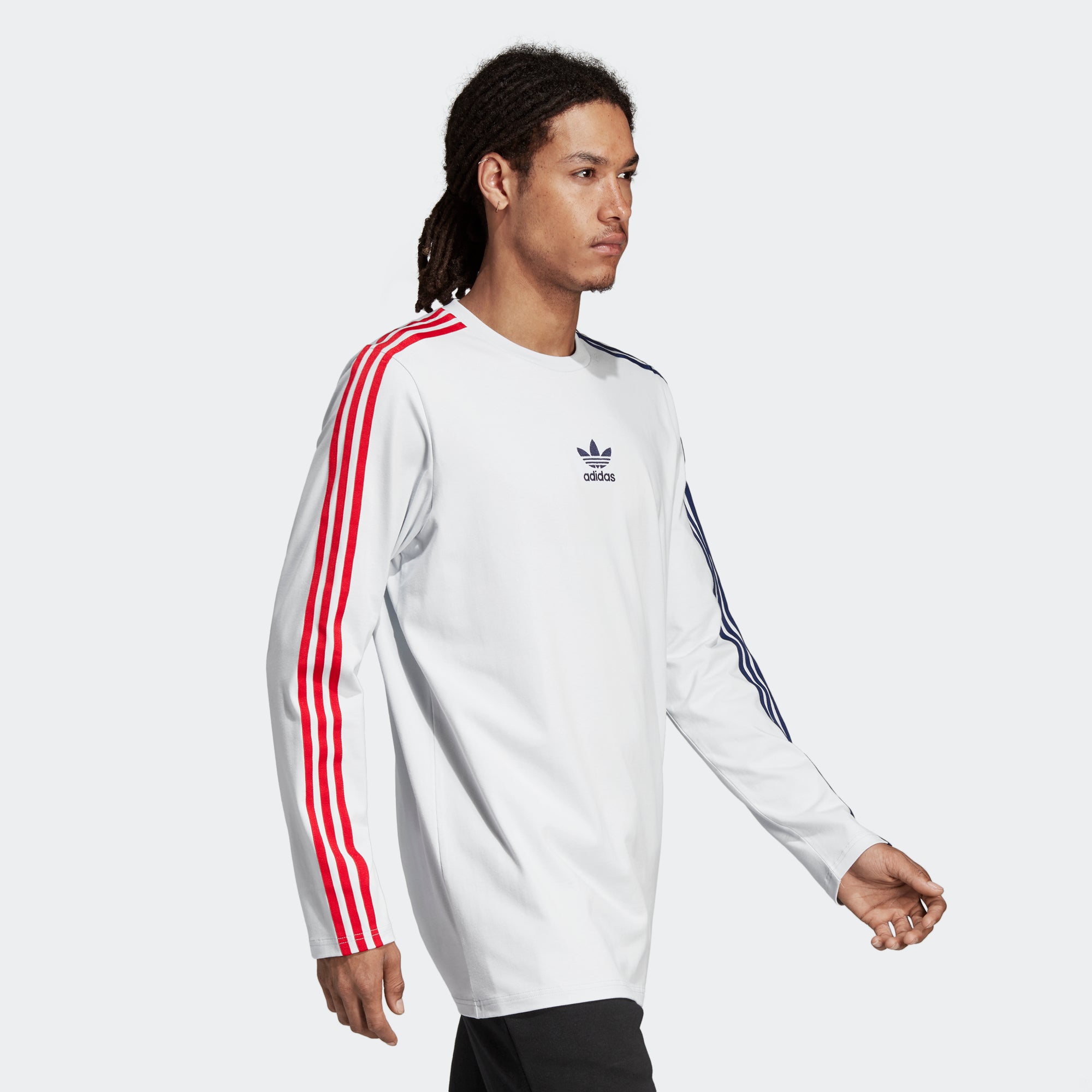 adidas ls stripe tee