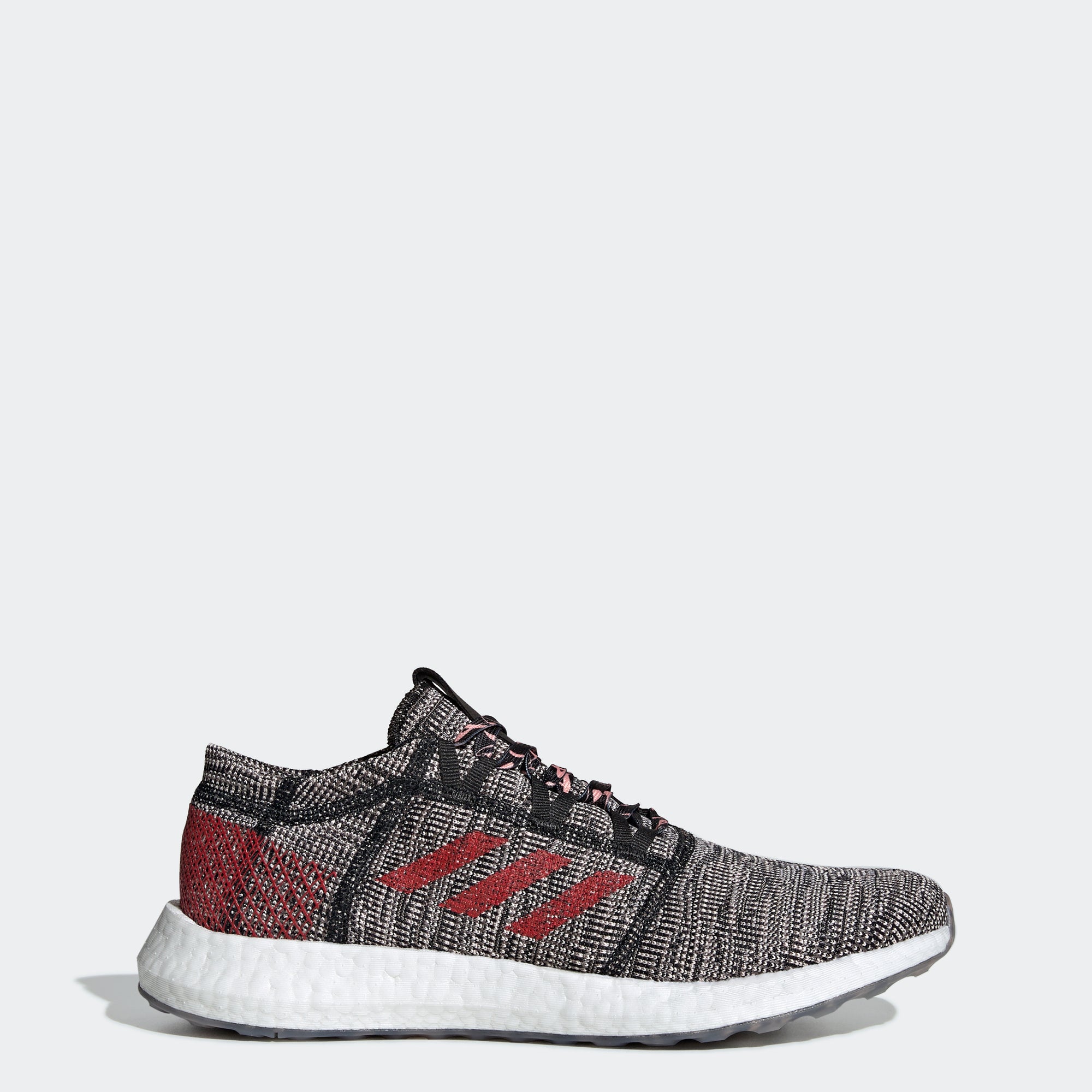 adidas PureBOOST Go Shoes Black Scarlet 