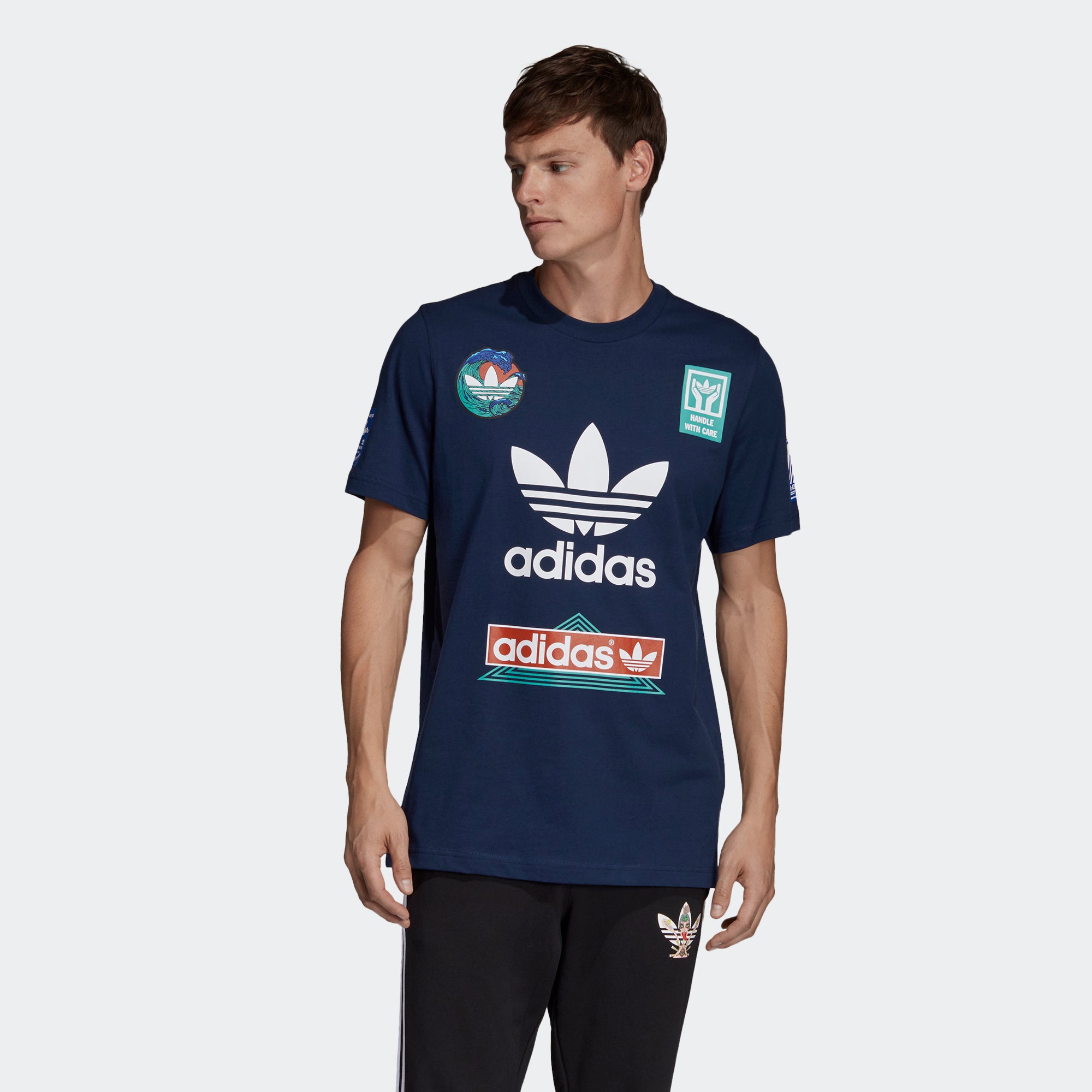 adidas Race Tee Collegiate Navy DV2072 