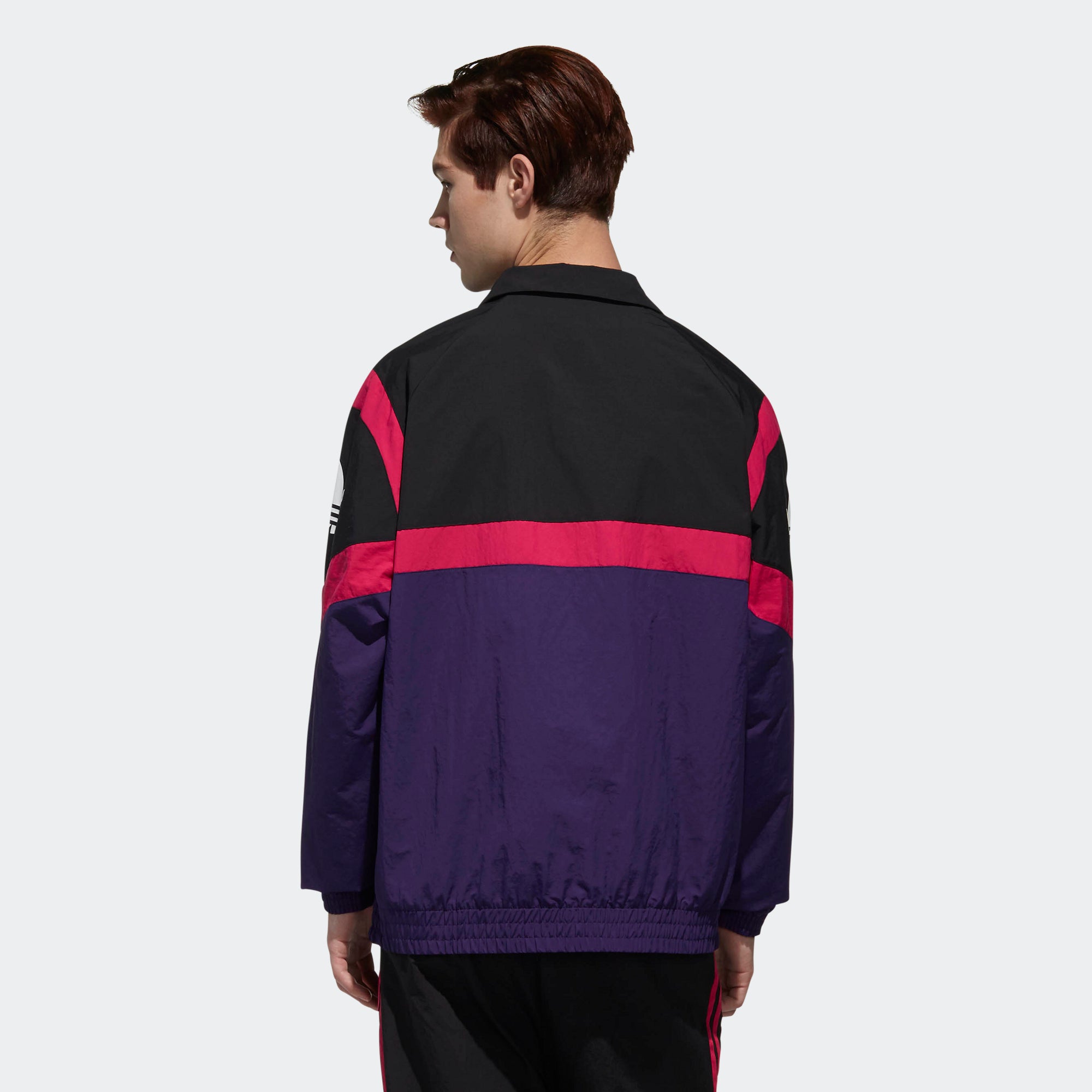 adidas sportive track jacket purple