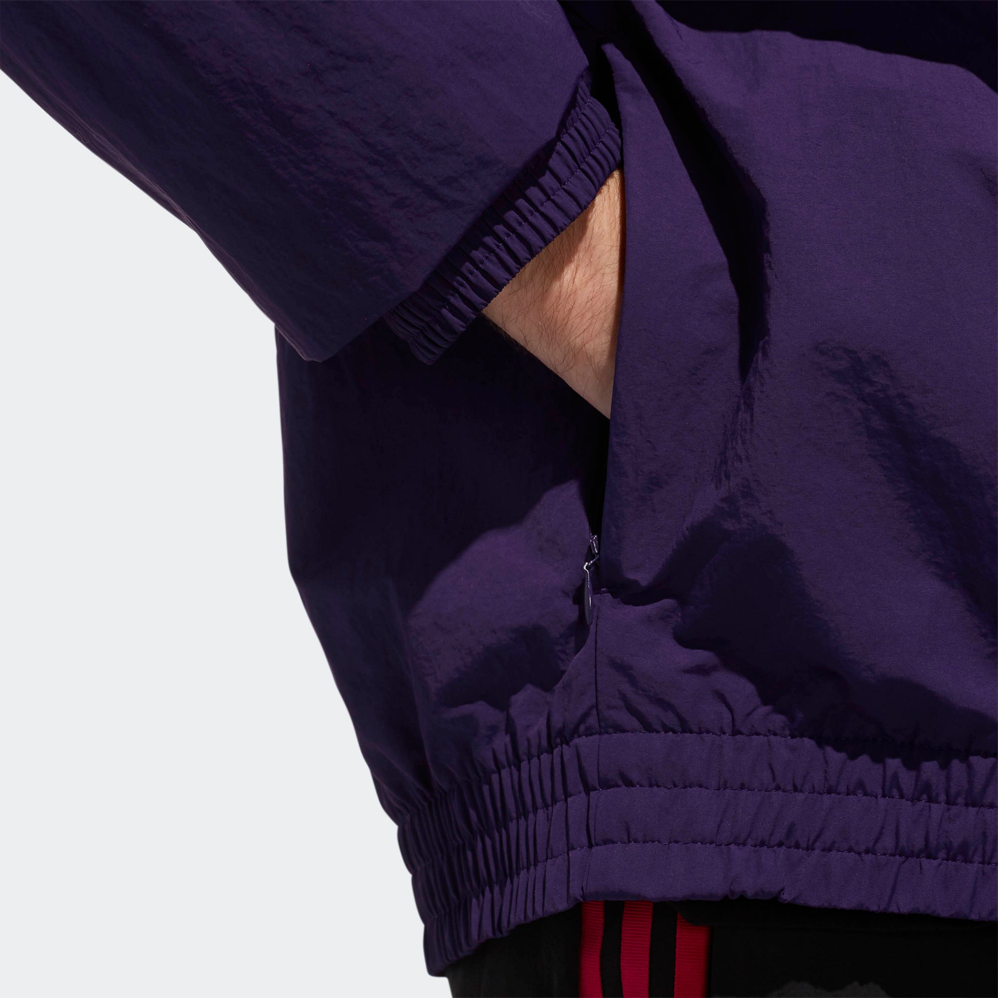 adidas sportive track jacket purple