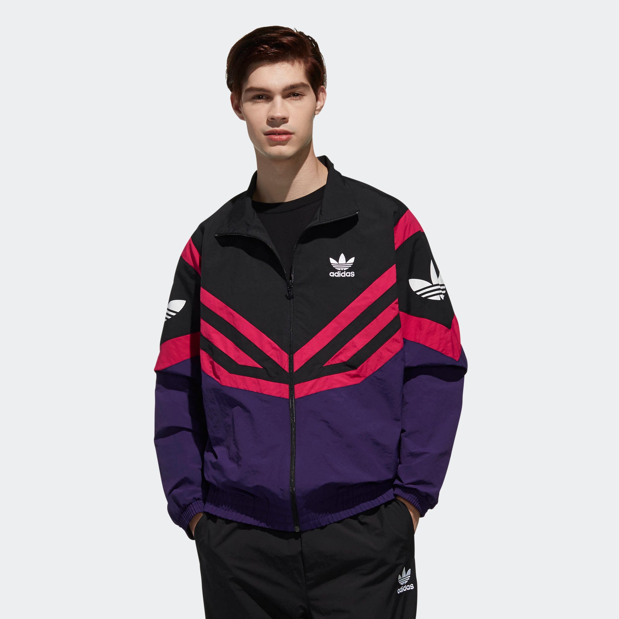 men's originals sportive colorblocked track jacket