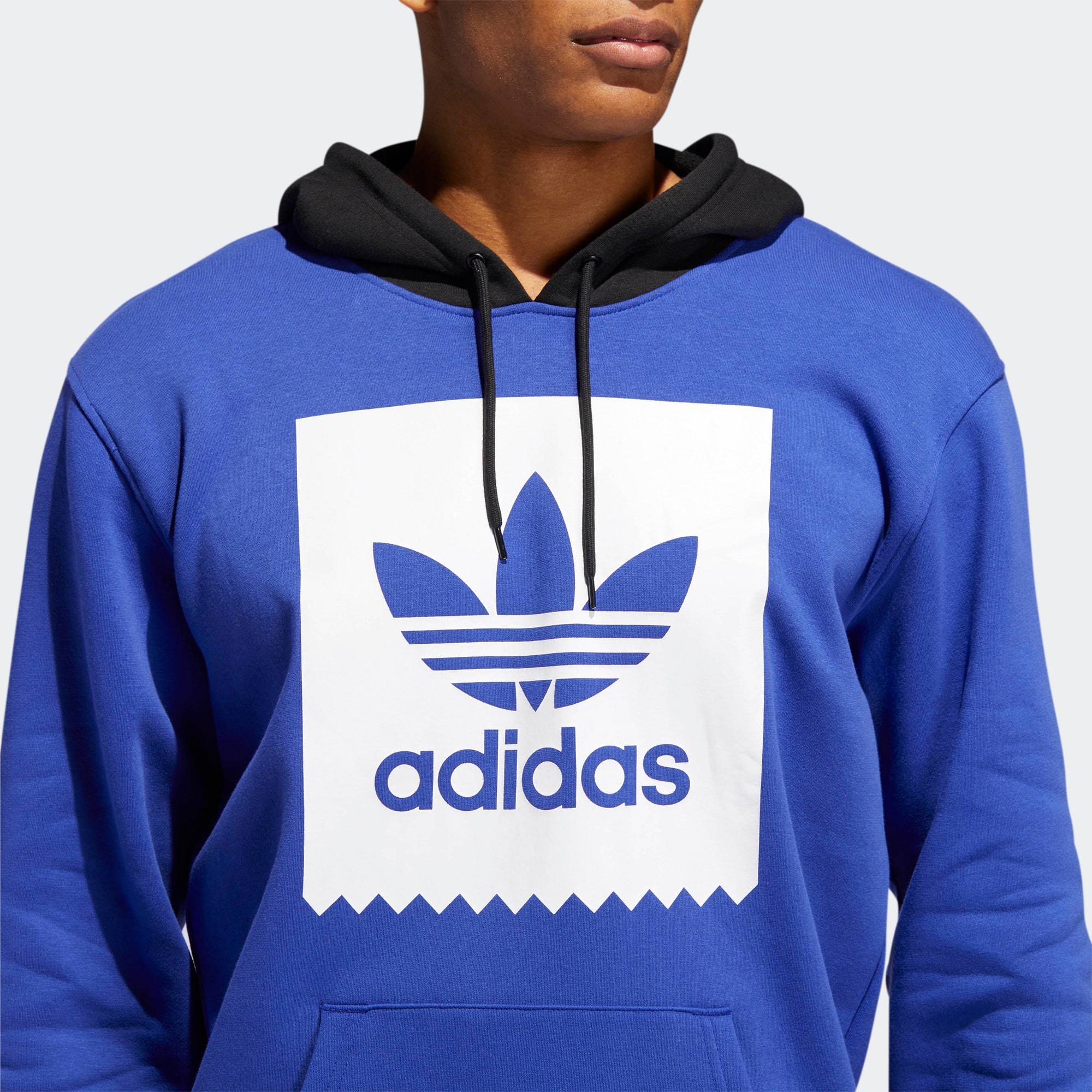 adidas trefoil solid hoodie