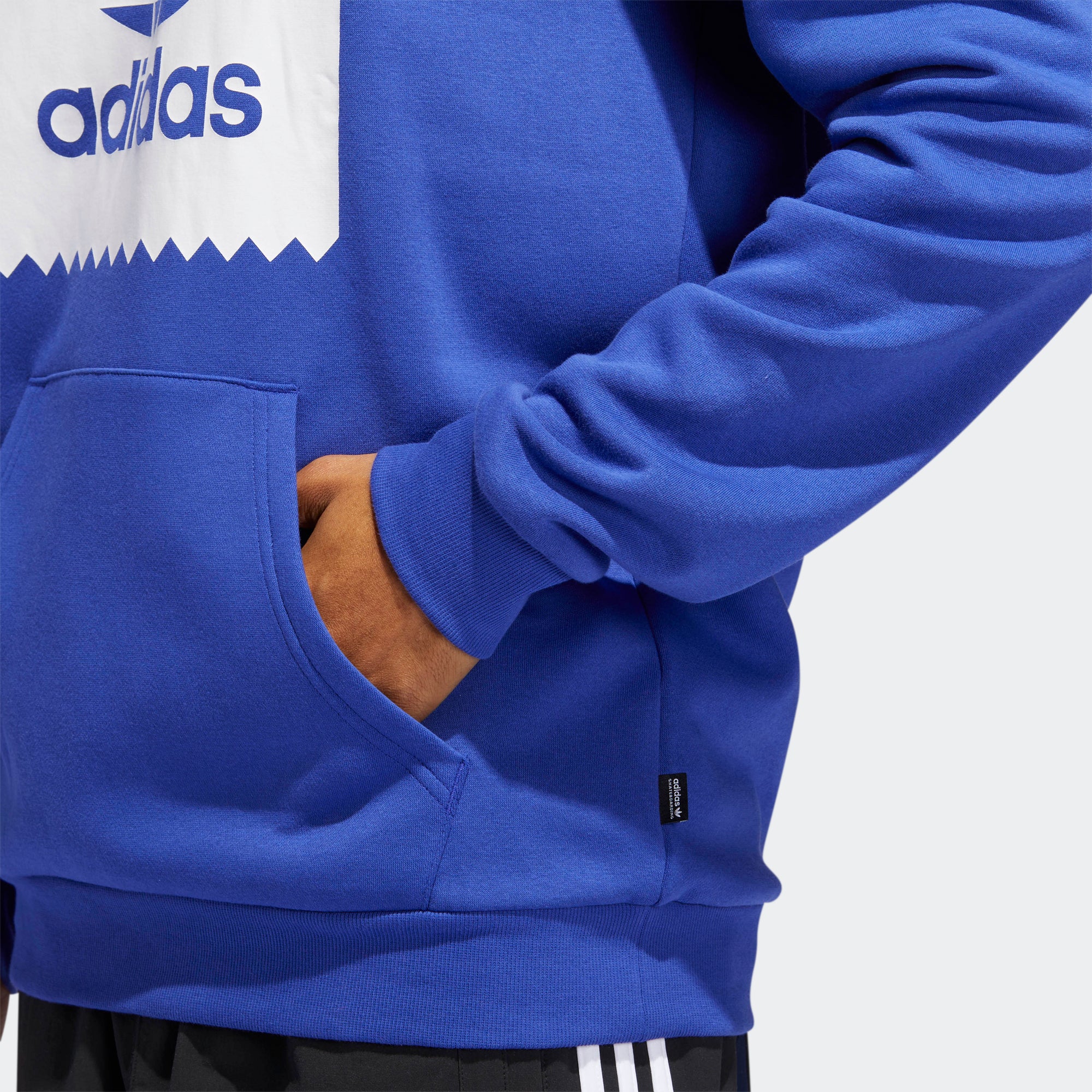 adidas trefoil solid hoodie