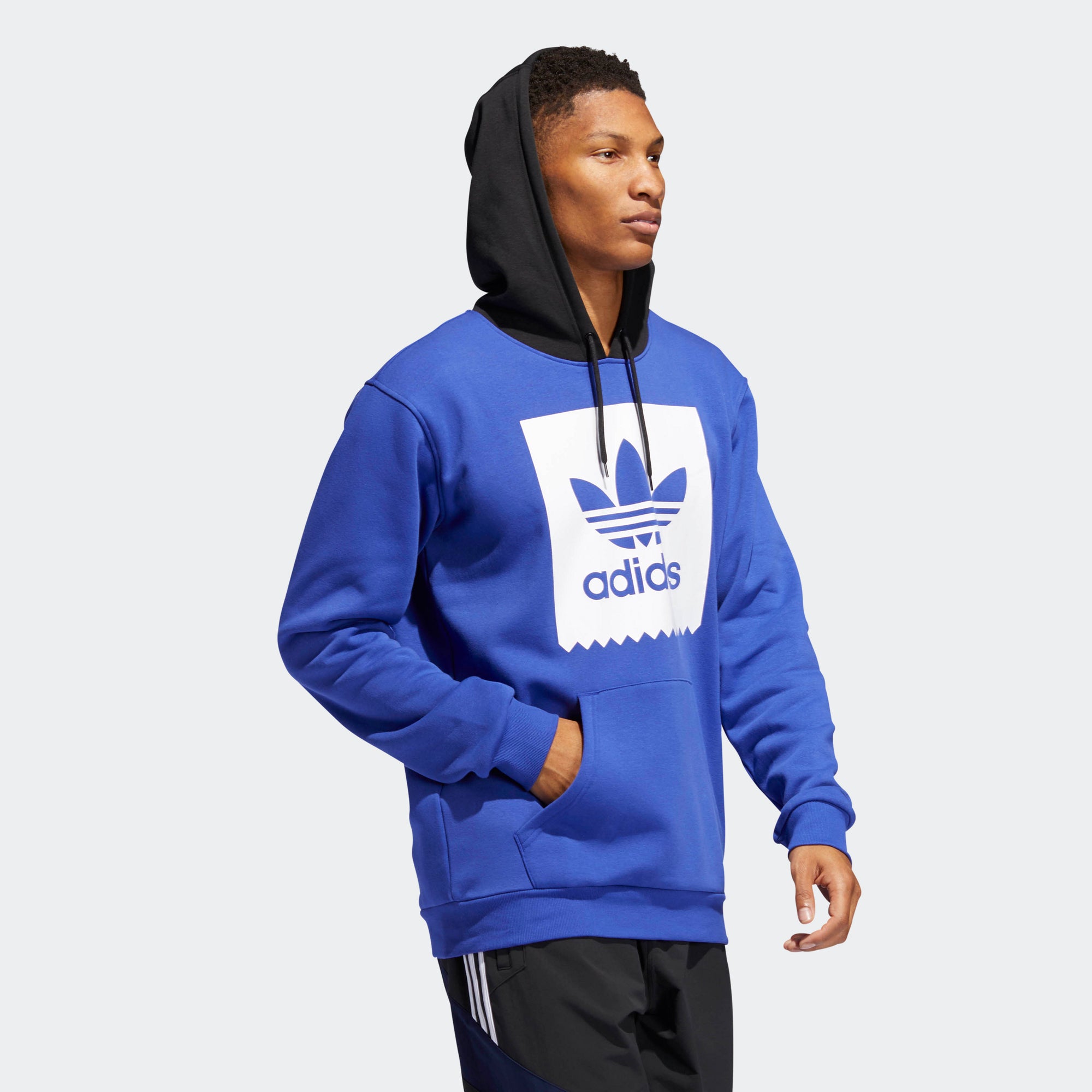 adidas trefoil solid hoodie