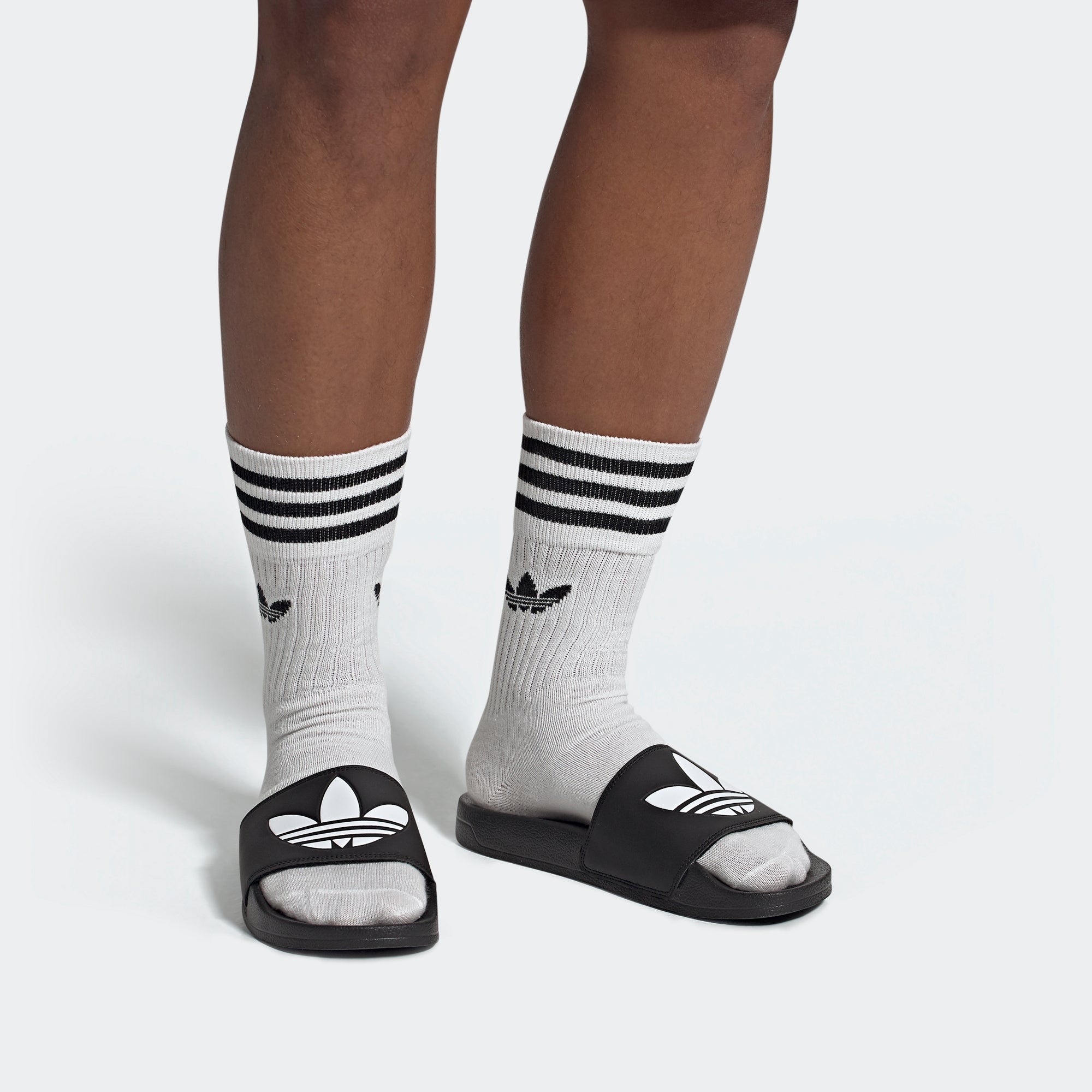 voorbeeld Bot Uithoudingsvermogen Men's adidas Adilette Lite Slides Black FU8298 | Chicago City Sports