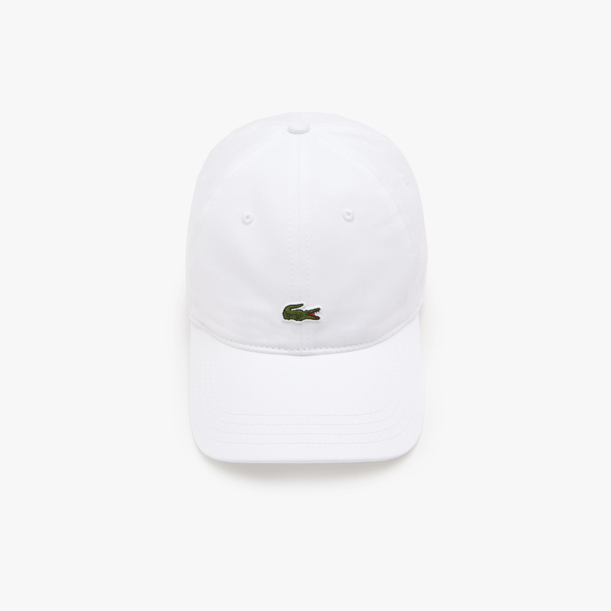 Lacoste Organic Cotton Twill Cap White