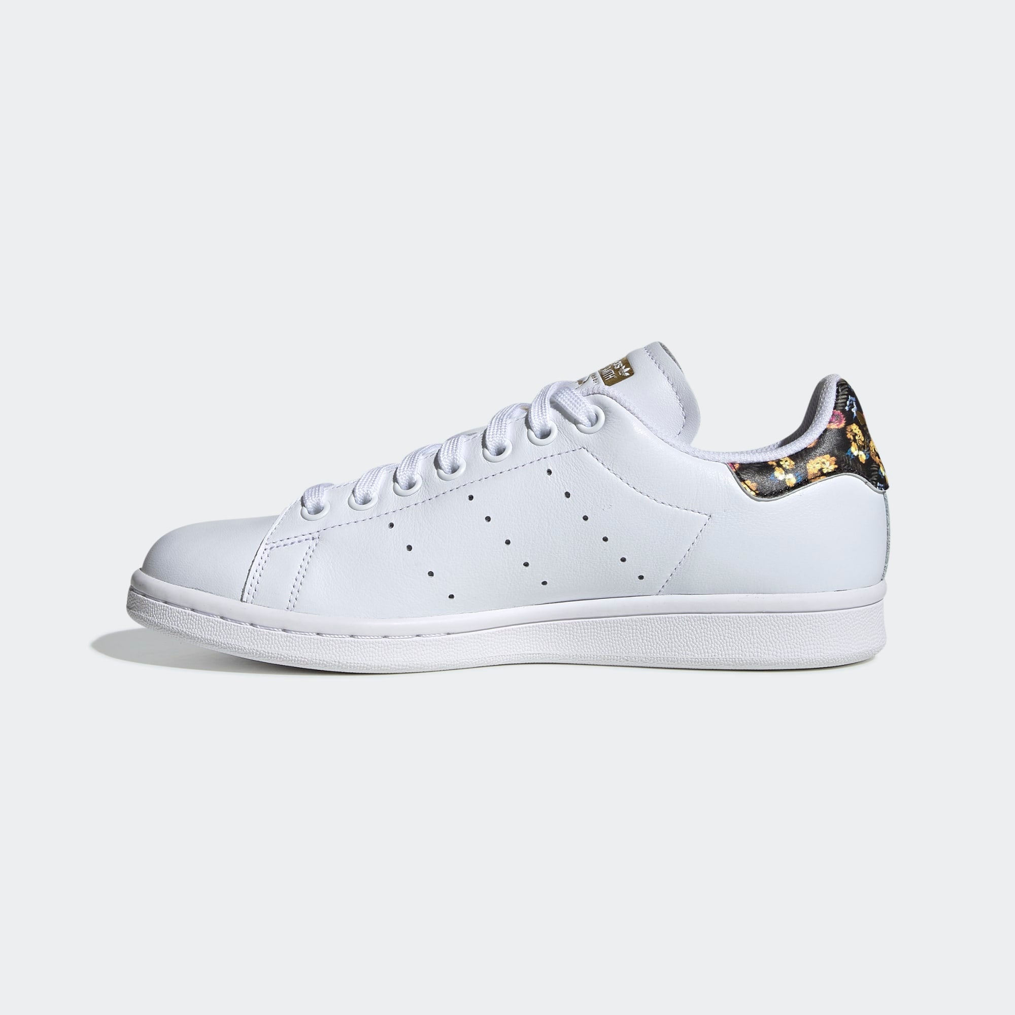 white and gold stan smith womens