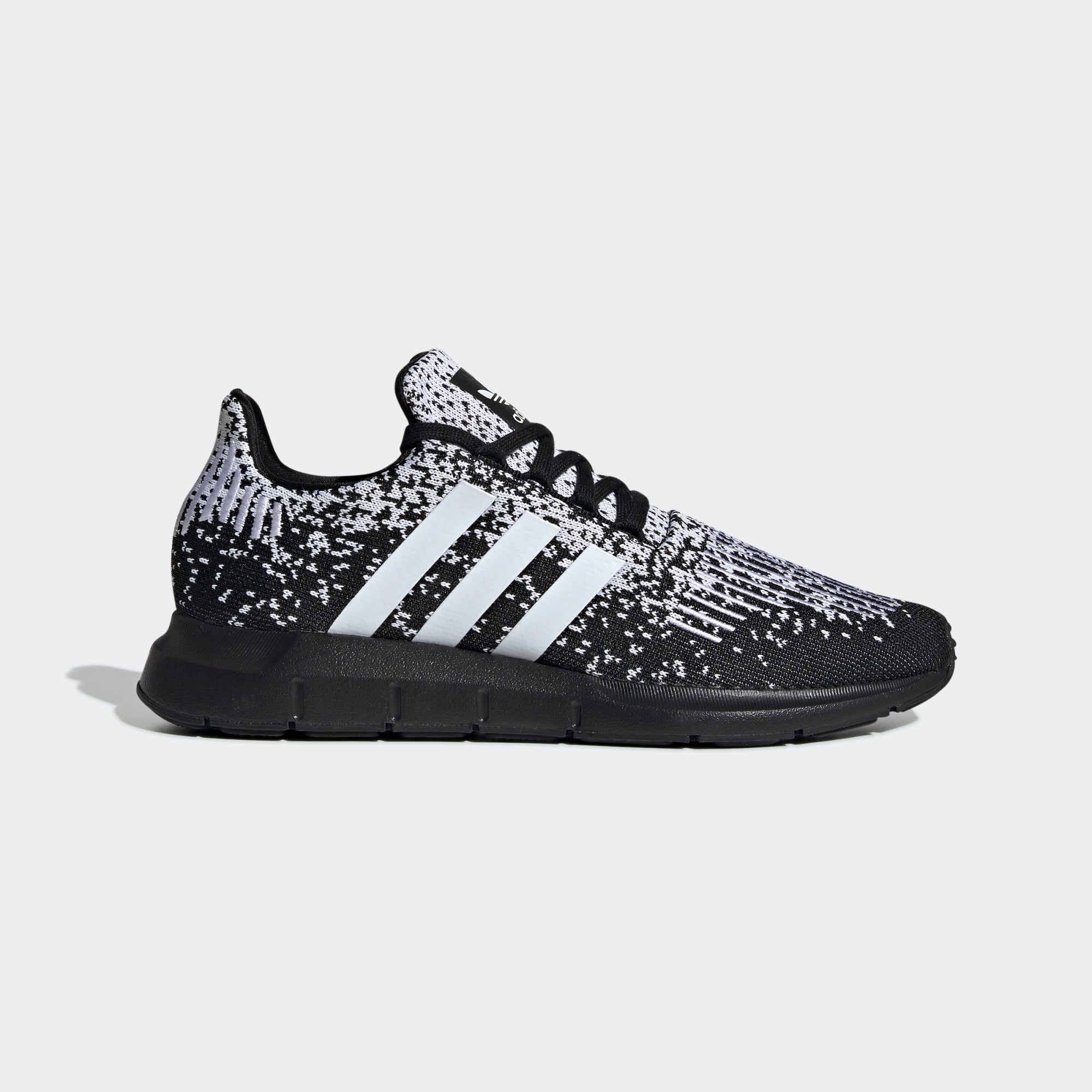 adidas swift run shoes black and white