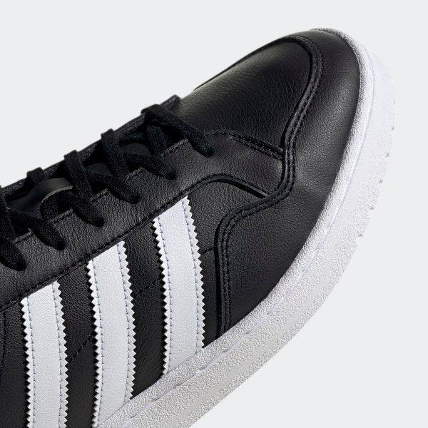 black & white court shoes