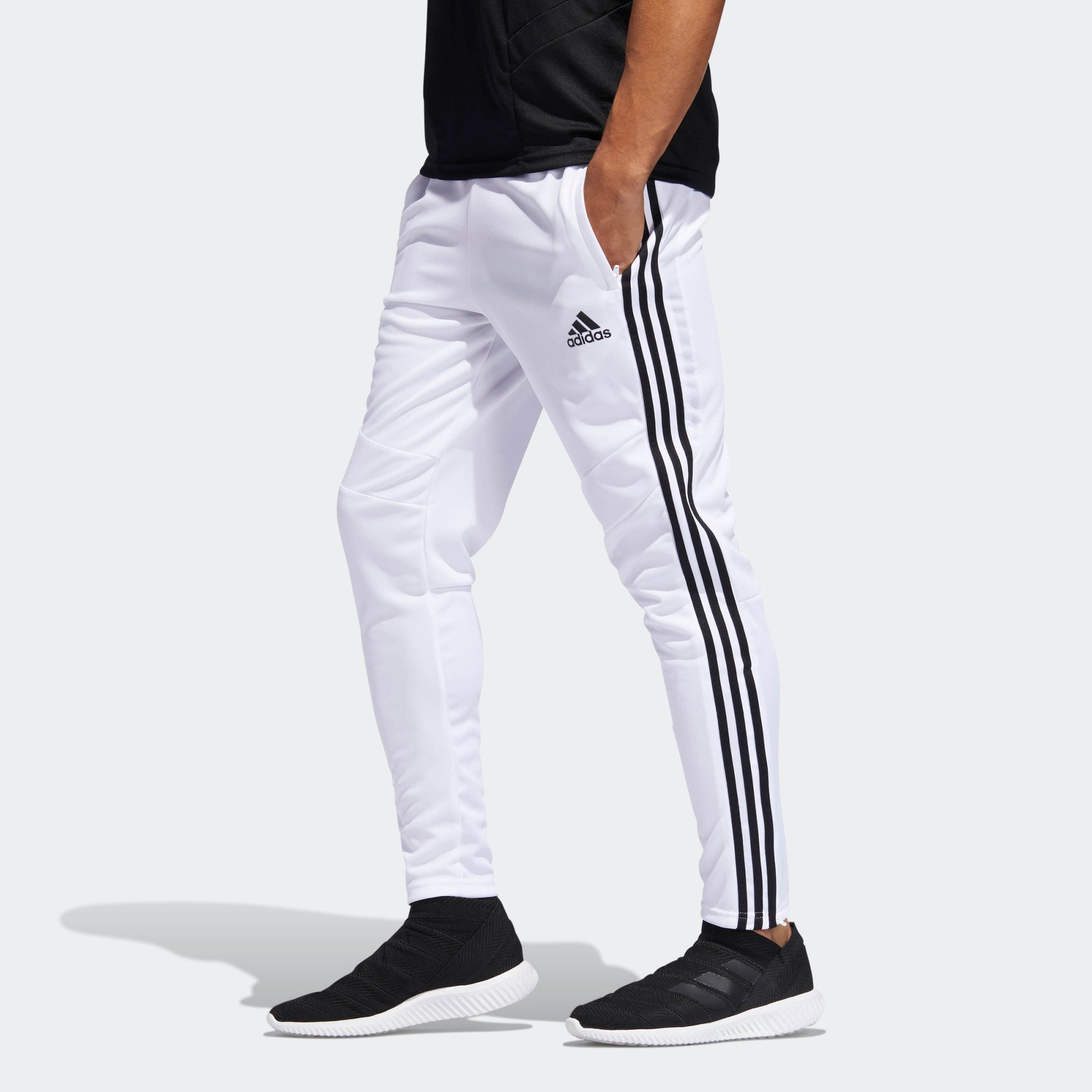 white tiro pants