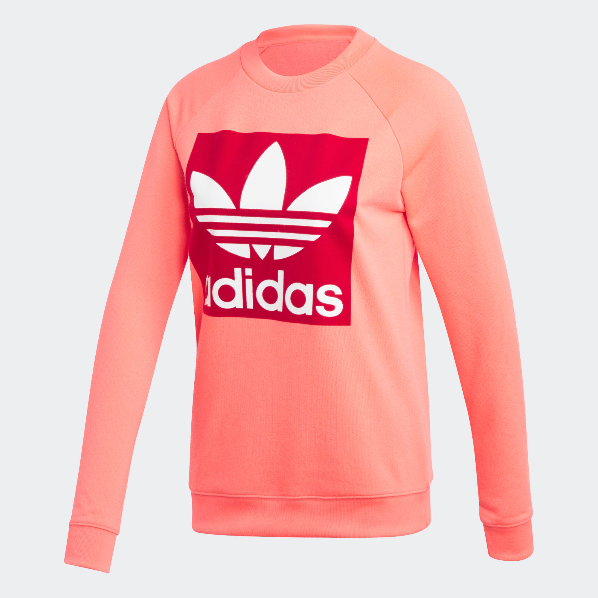 women's adidas trefoil crewneck sweatshirt