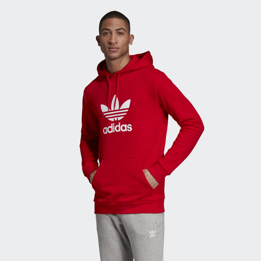 adidas originals trefoil hoodie