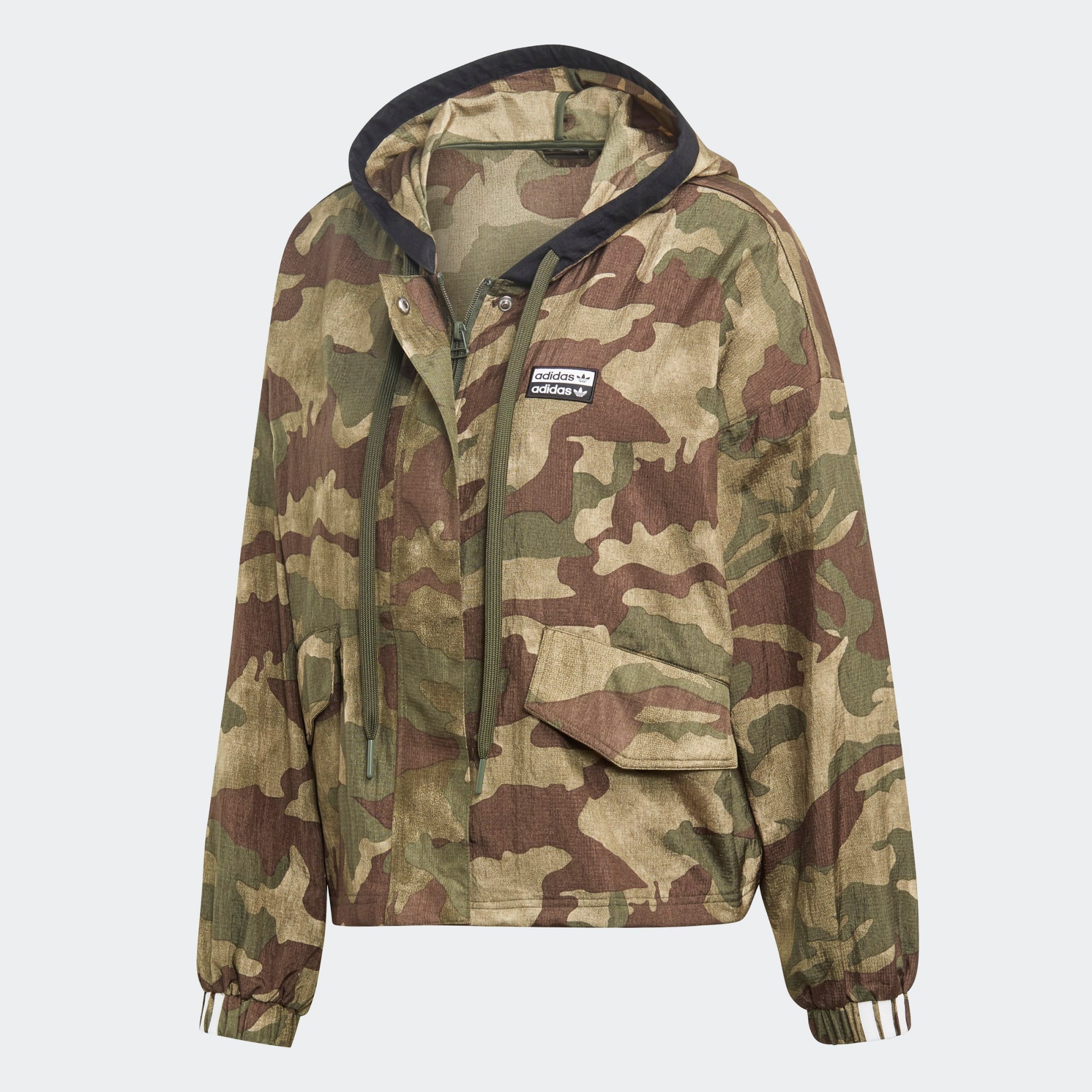 camo adidas jacket womens