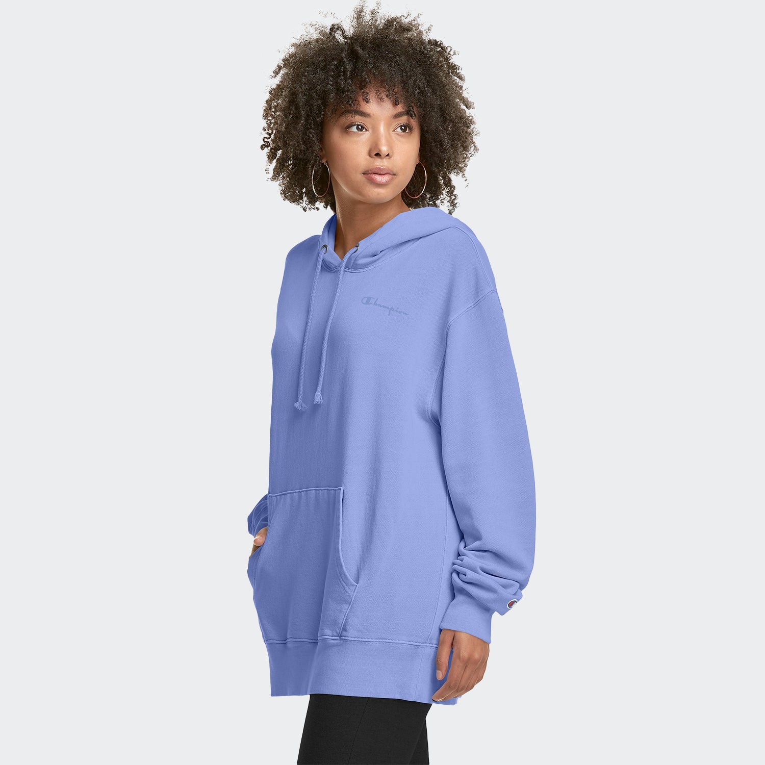 Champion Lightweight Hoodie Blue WL2418586AR6E | Chicago City Sports