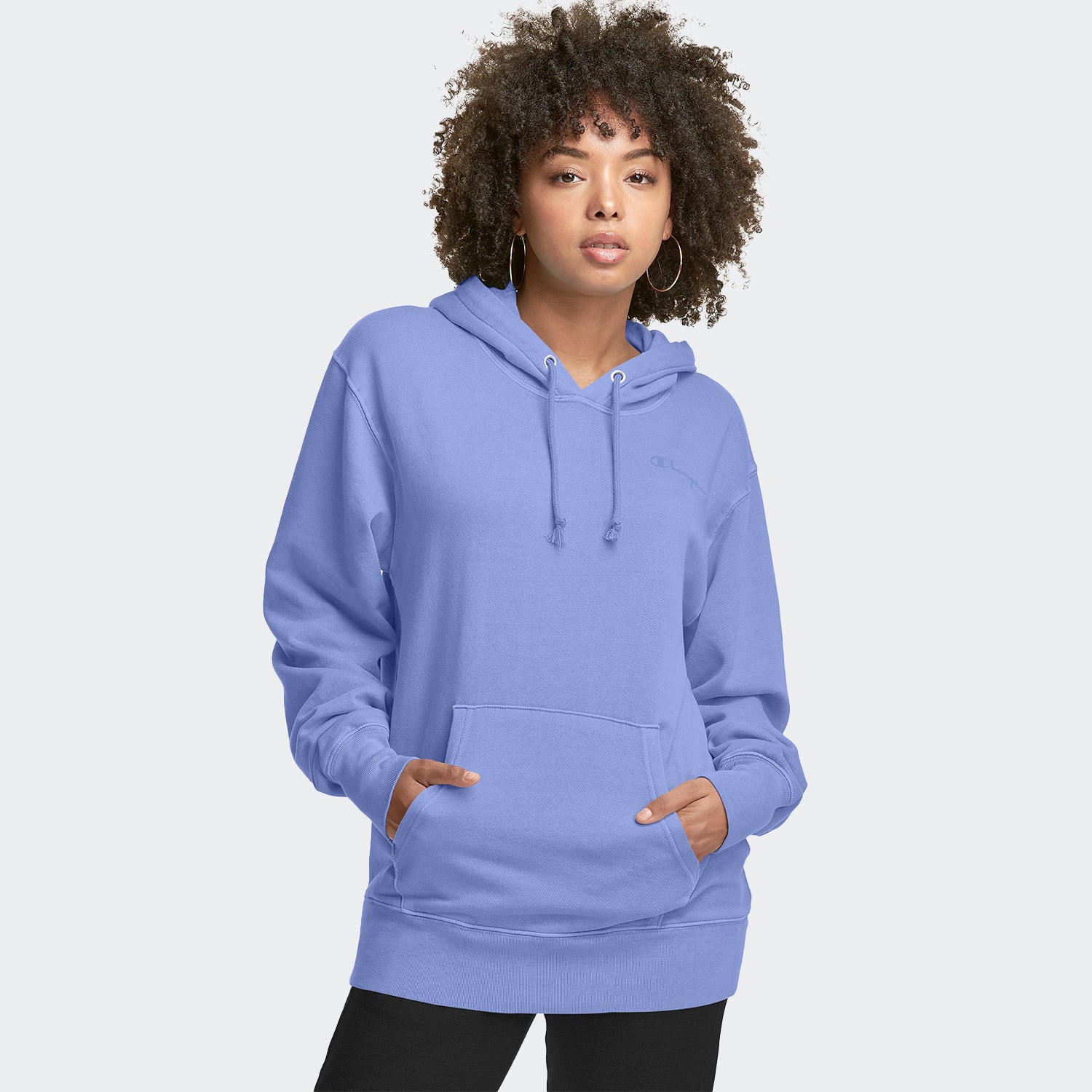 Champion Lightweight Hoodie Blue WL2418586AR6E | Chicago City Sports