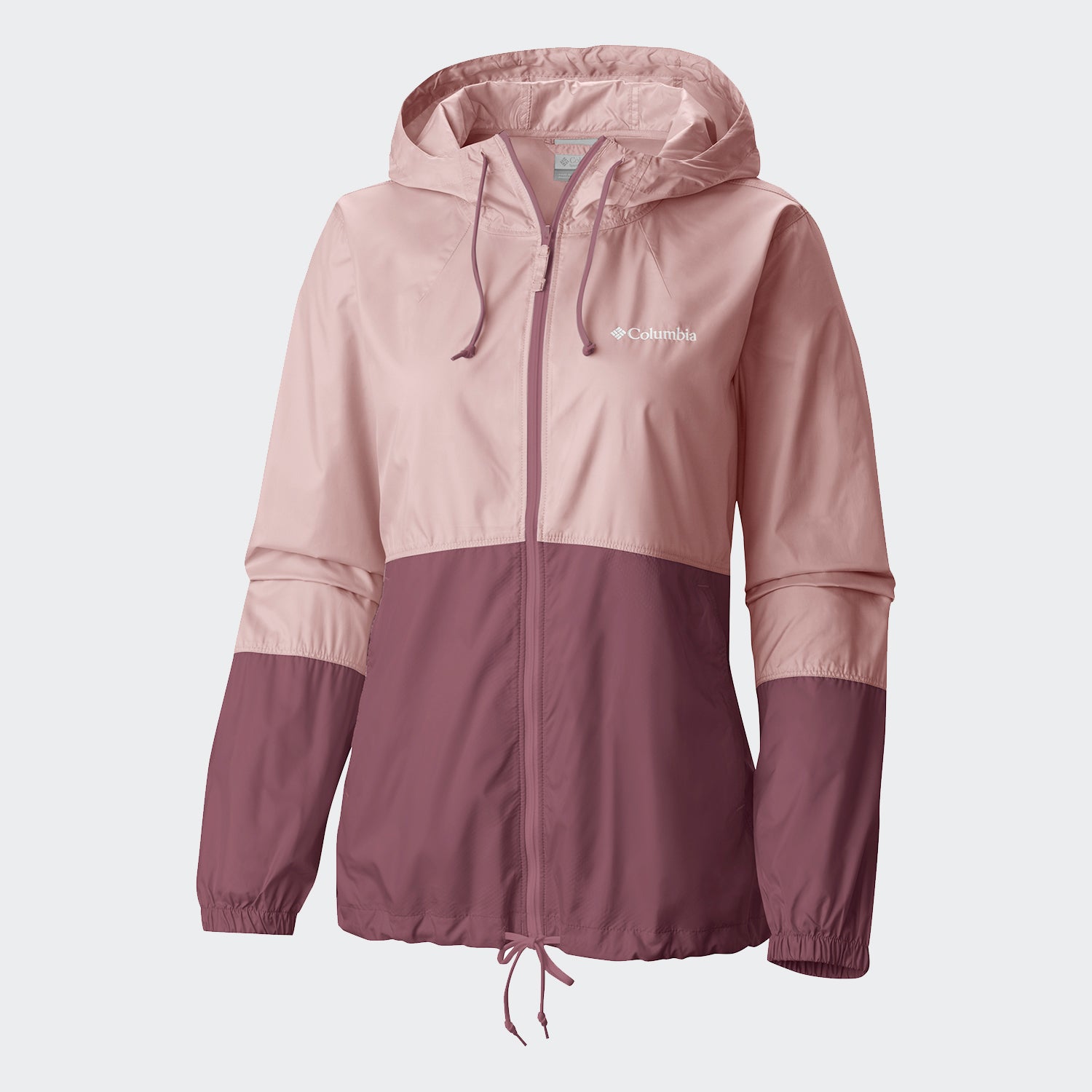 pink columbia windbreaker