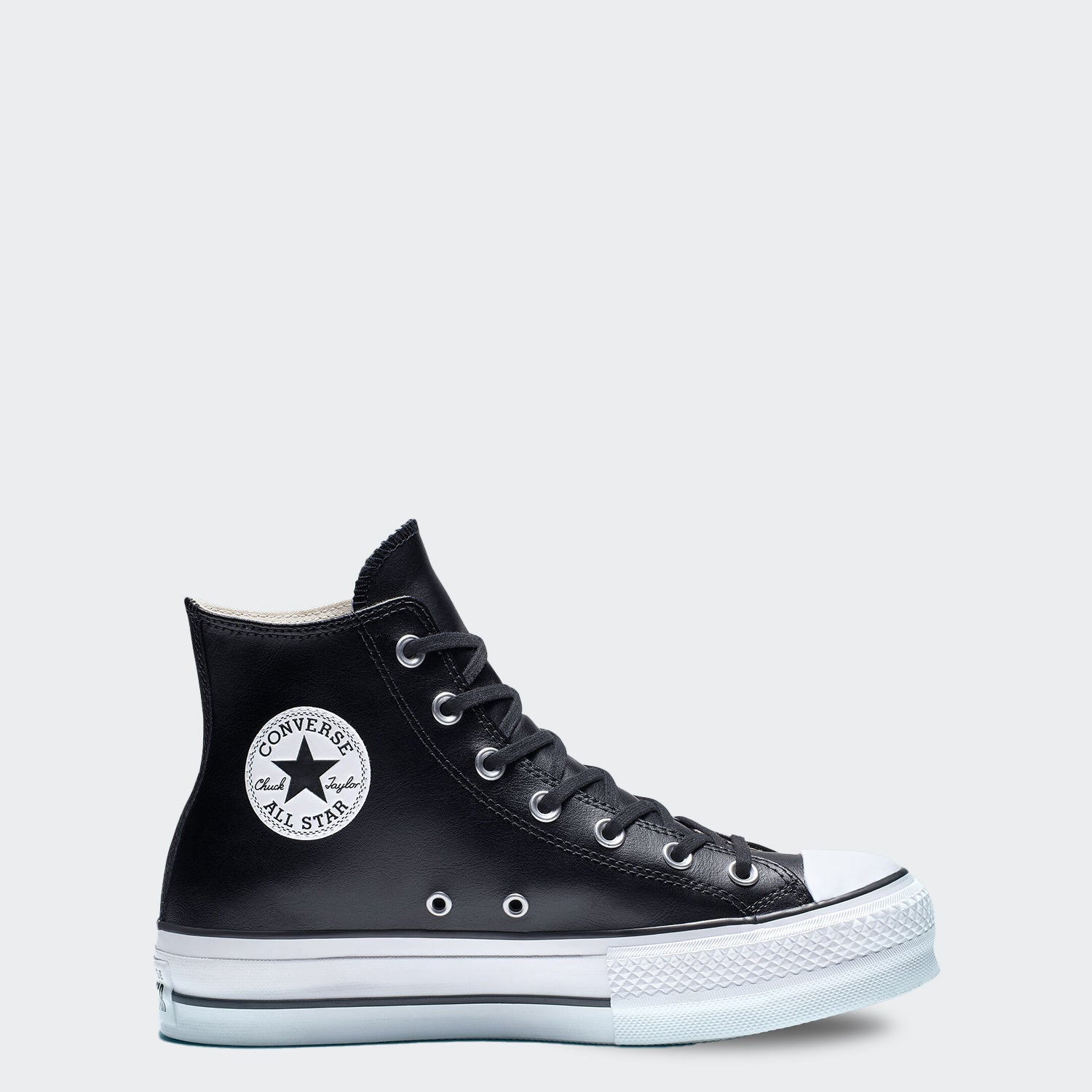 clean leather platform chuck taylor all star size 8
