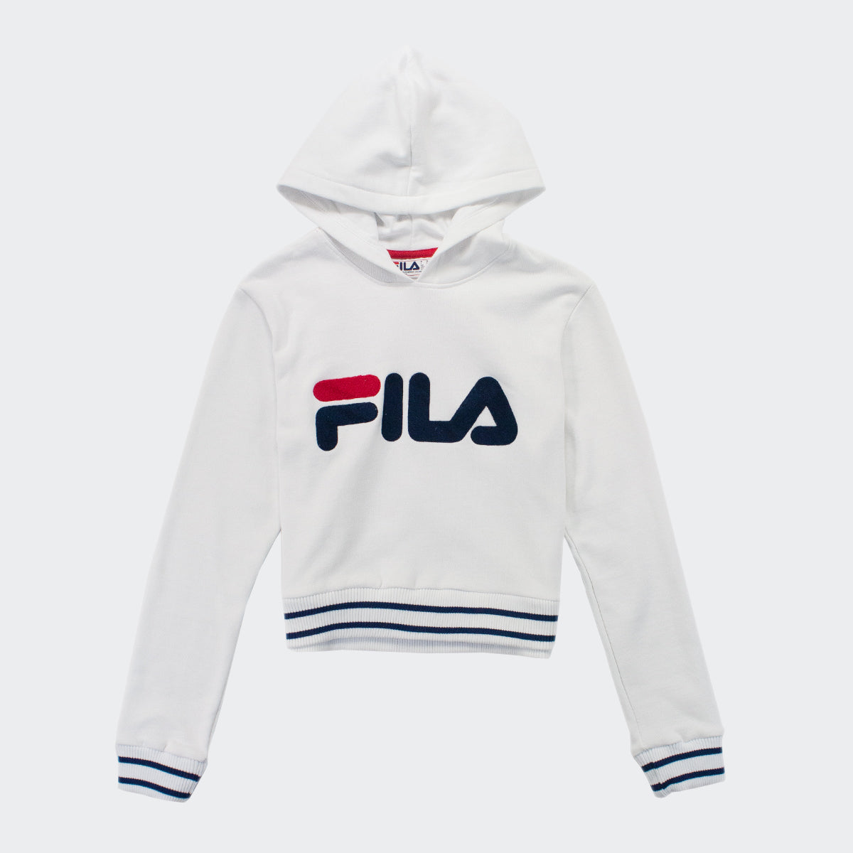 fila white hoodie women's