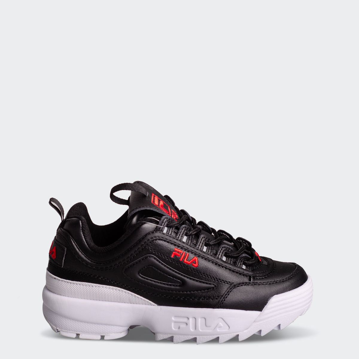 fila black and red