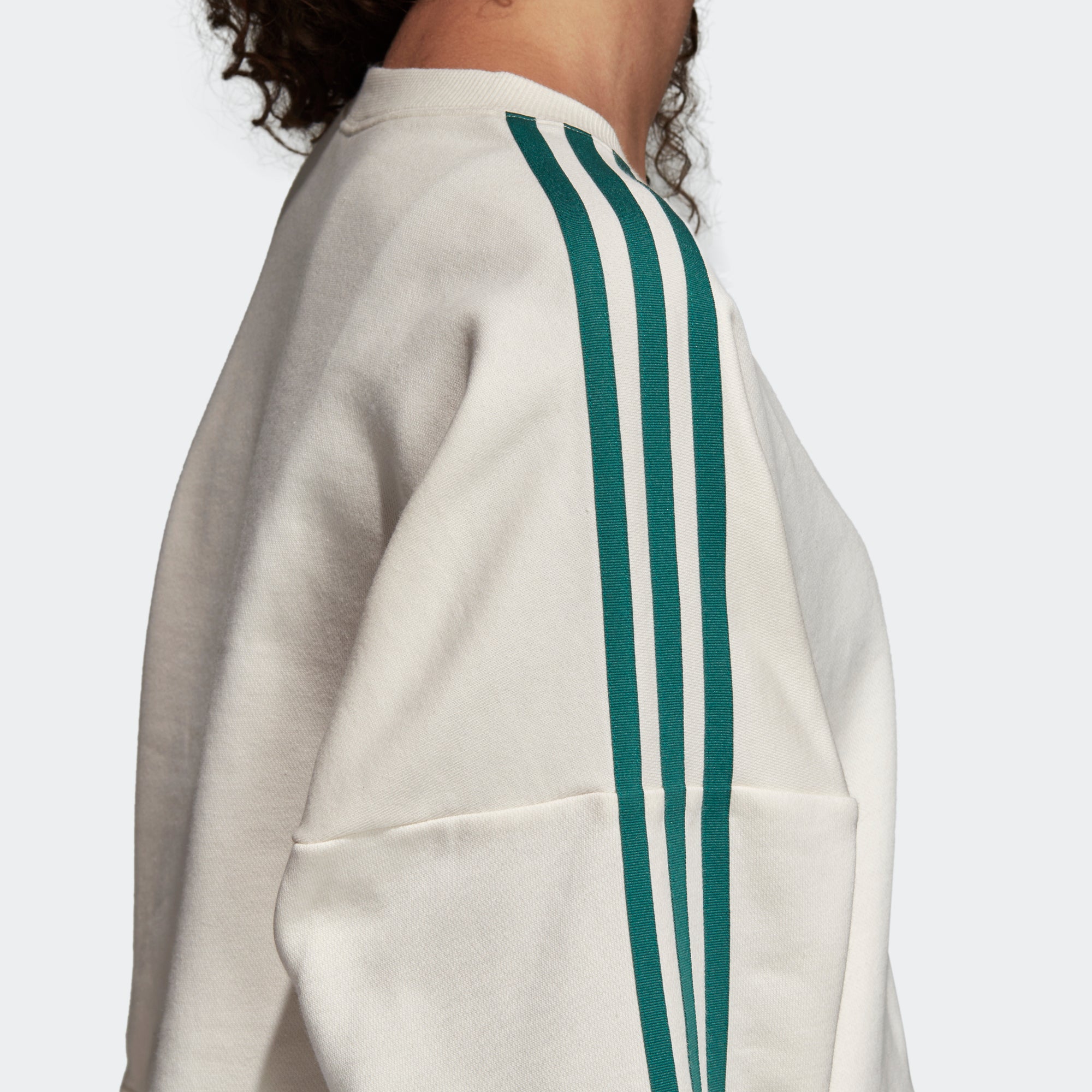 adidas Adibreak Cropped Sweater White 