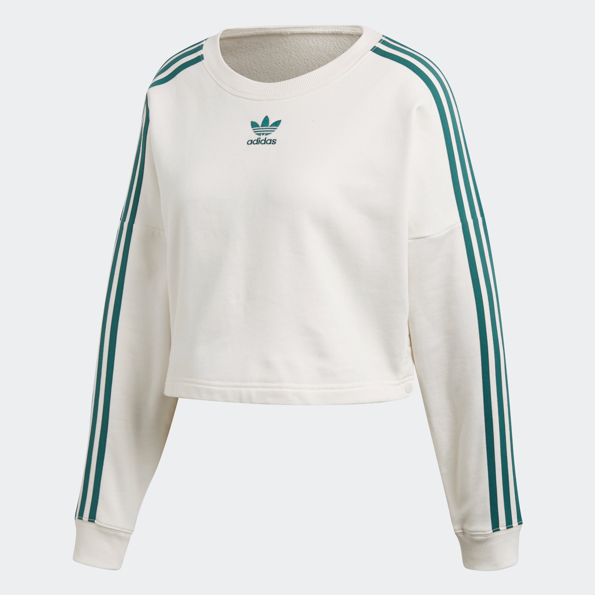 adidas Adibreak Cropped Sweater White 